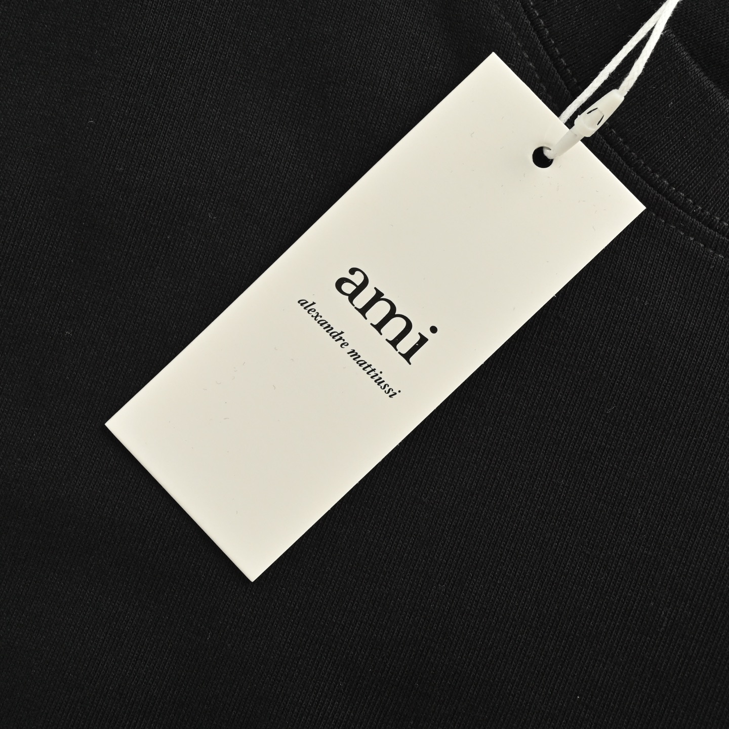 Ami 25ss 爆裂纹爱心字母压胶印花短袖