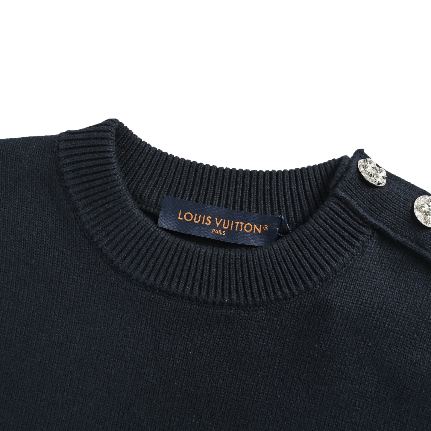 Louis Vuitton/路易威登 海螺勋章肩扣圆领针织毛衣-Chinese UA Cheap High Quatity Brand Clothes Bags handbags Sneakers wholesale wholesaler seller from China Factory suppliers Fashion Clothing Shoes best Quality Beautiful Price Louis Vuitton/路易威登 海螺勋章肩扣圆领针织毛衣