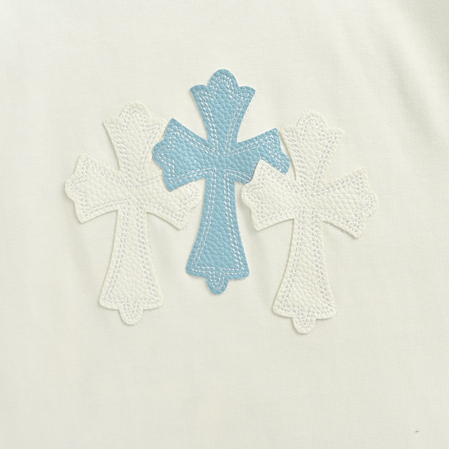 Chrome Hearts/克罗心 满皮标十字架短袖