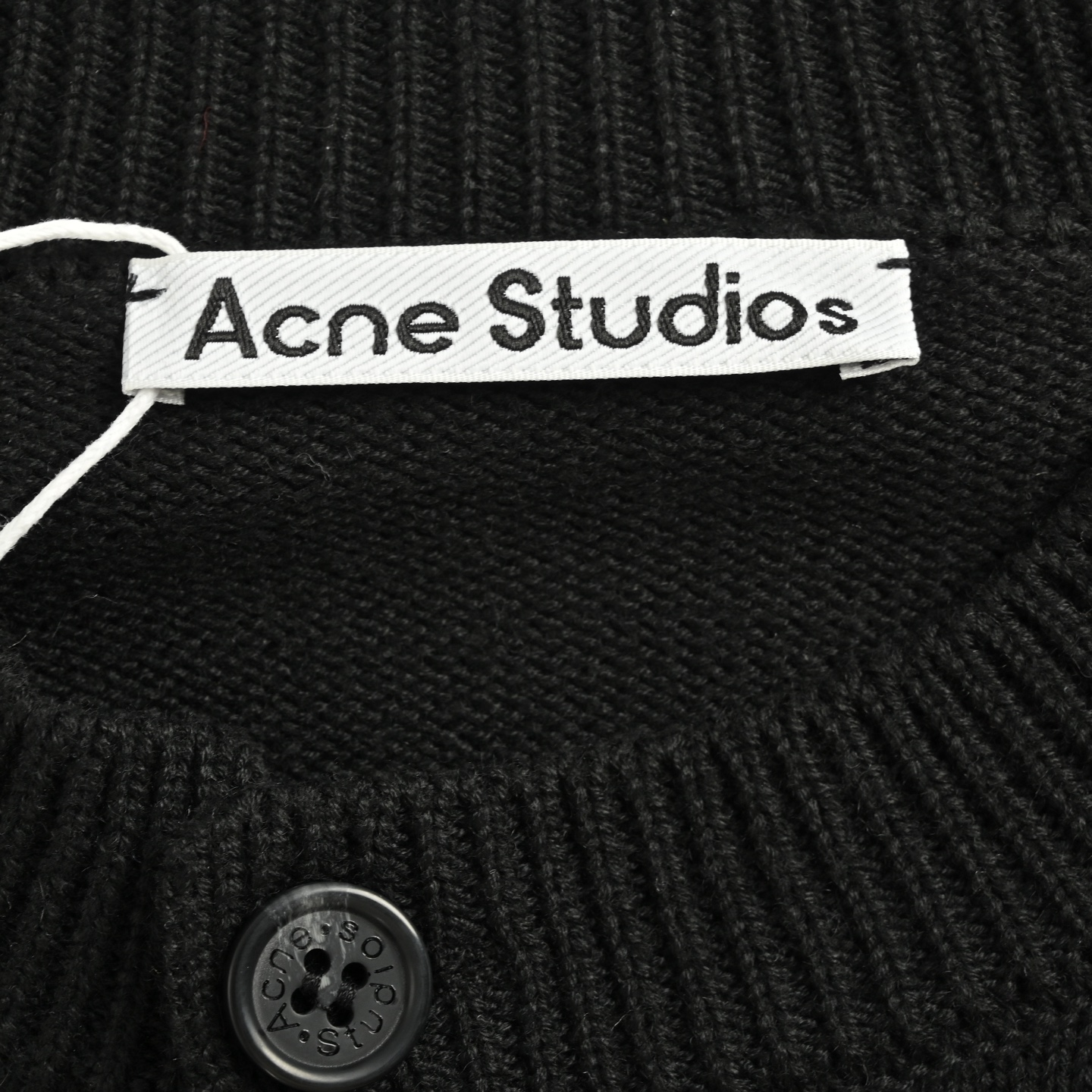 Acne Studios 25Fw 蝴蝶结字母刺绣开衫外套