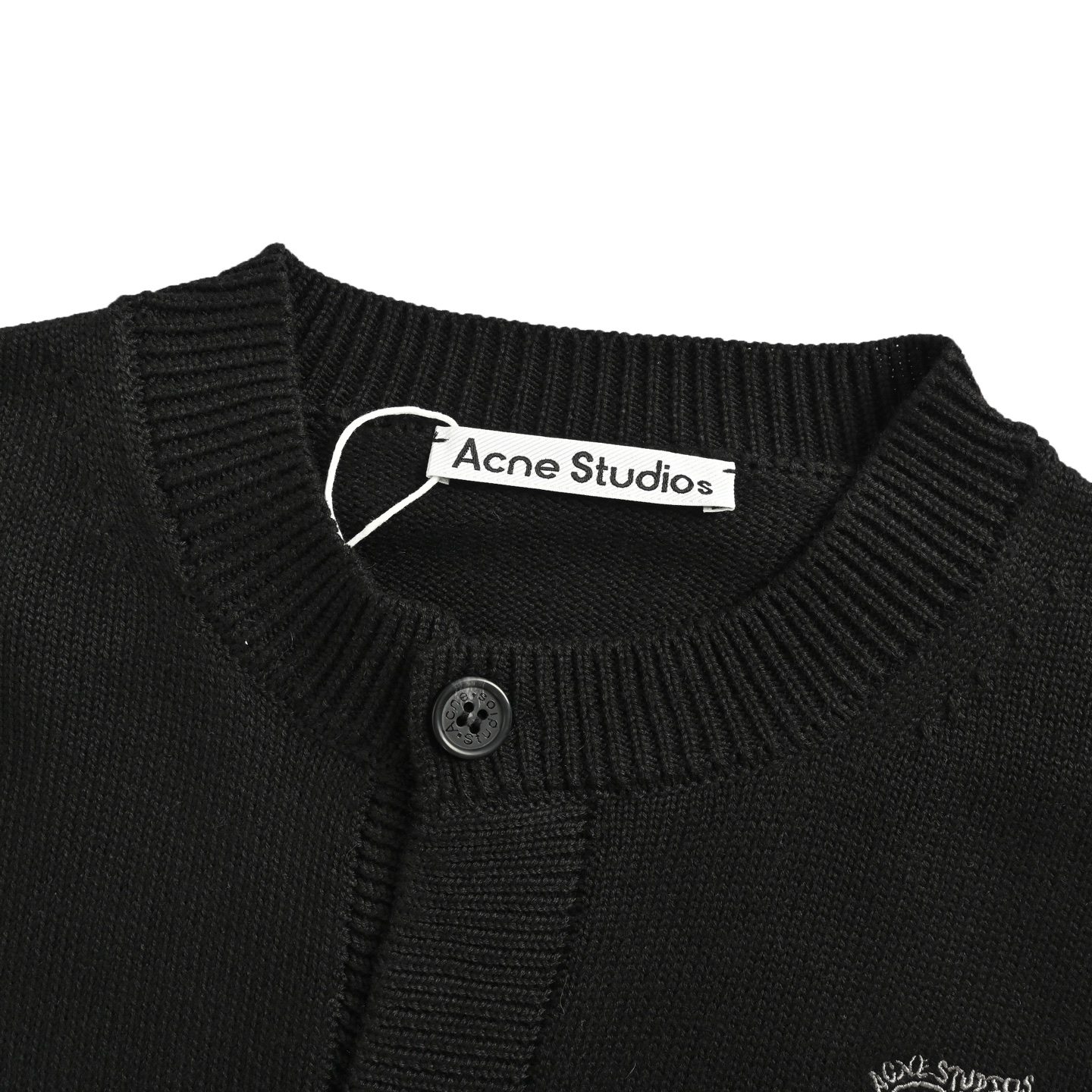 Acne Studios 25Fw 蝴蝶结字母刺绣开衫外套