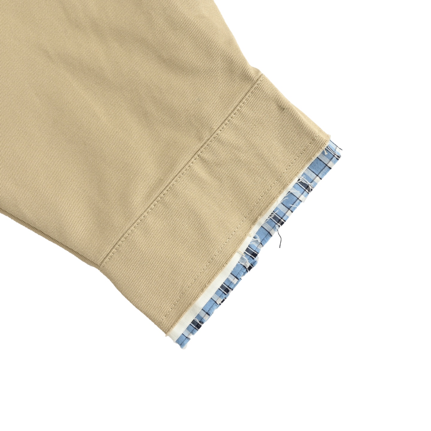 Miu Miu/缪缪 25Fw 贴布绣格纹假两件夹克外套