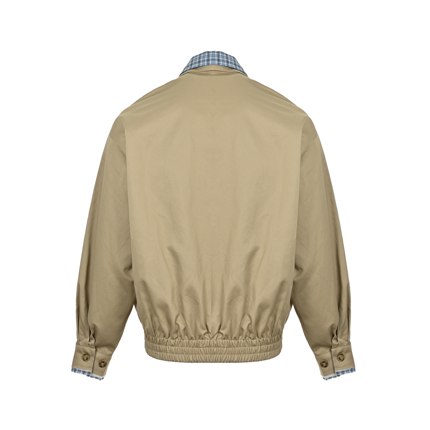 Miu Miu/缪缪 25Fw 贴布绣格纹假两件夹克外套