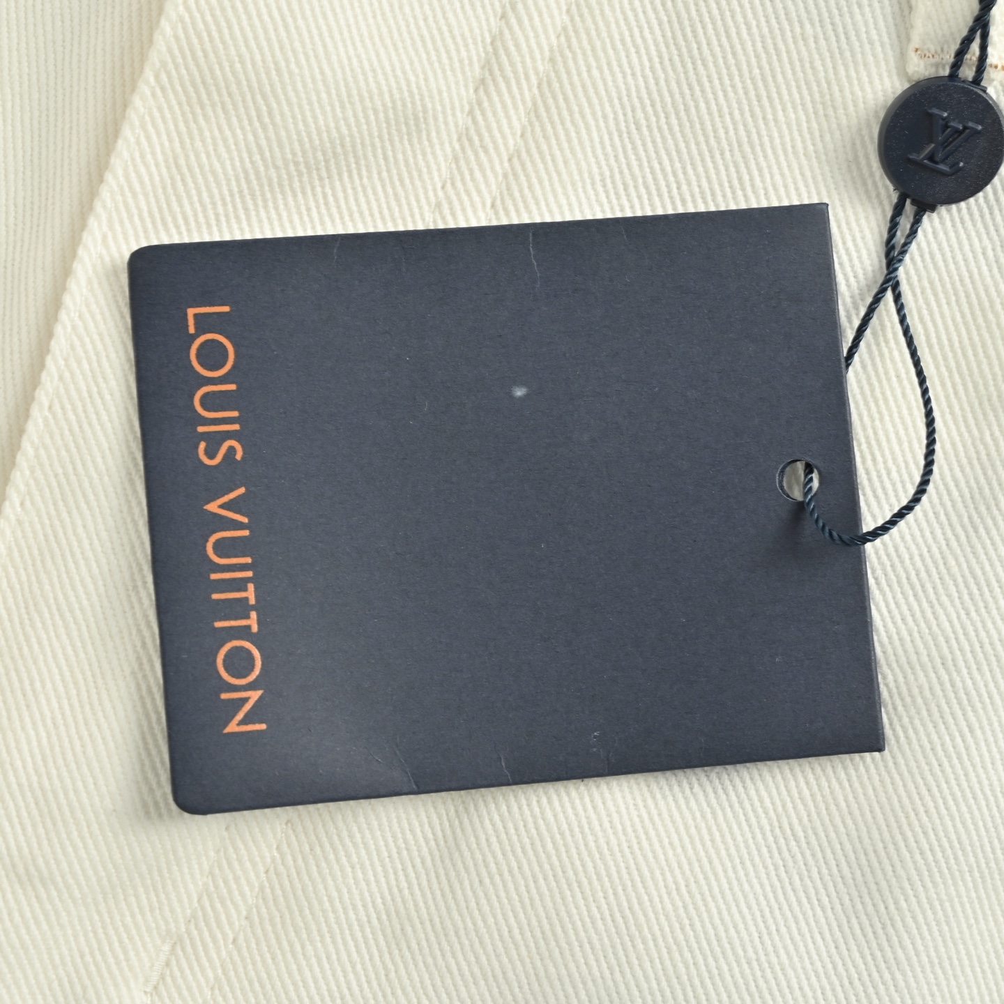 Louis Vuitton/路易威登 25ss 后袋刺绣徽标牛仔短裤