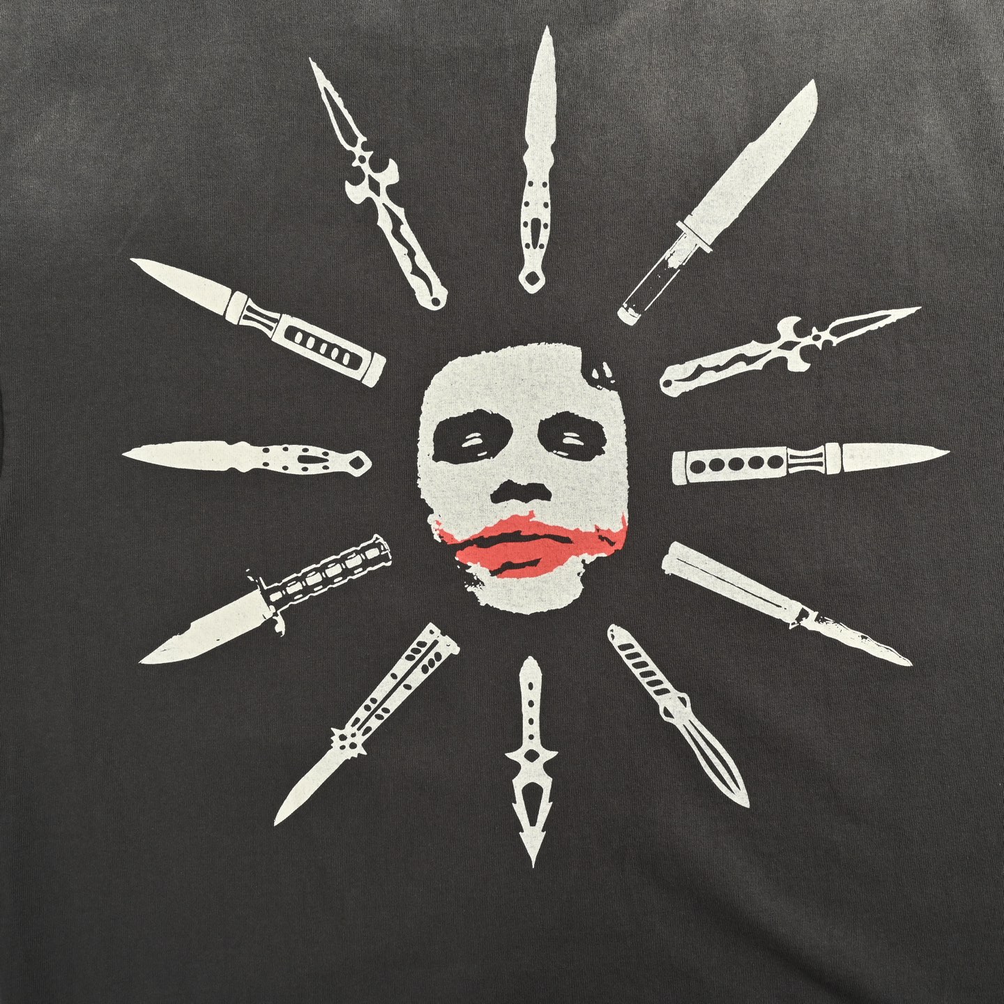 SAINT MICHAEL 25ss 反派小丑印花短袖