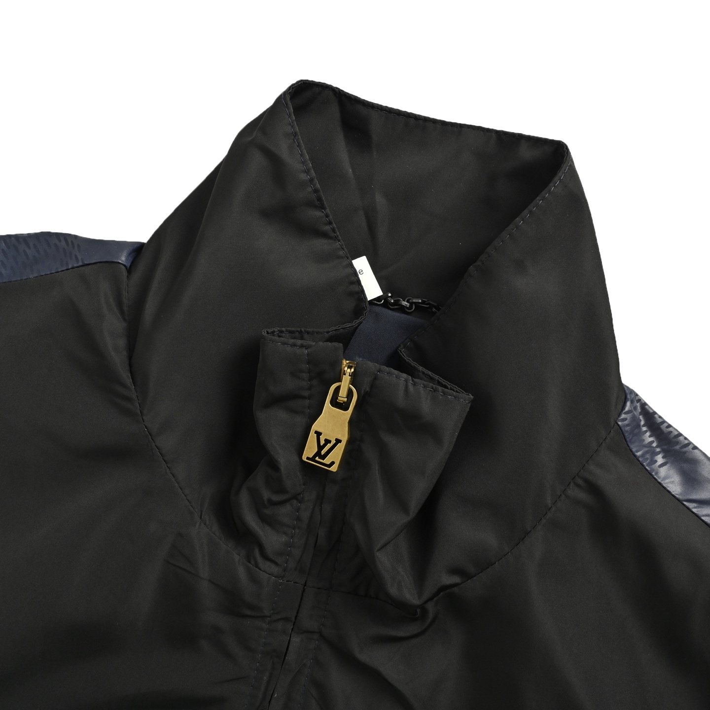 Louis Vuitton/路易威登 暗纹棋盘格运动外套 定制方格科技尼龙提花布 细格里布 面料拼接