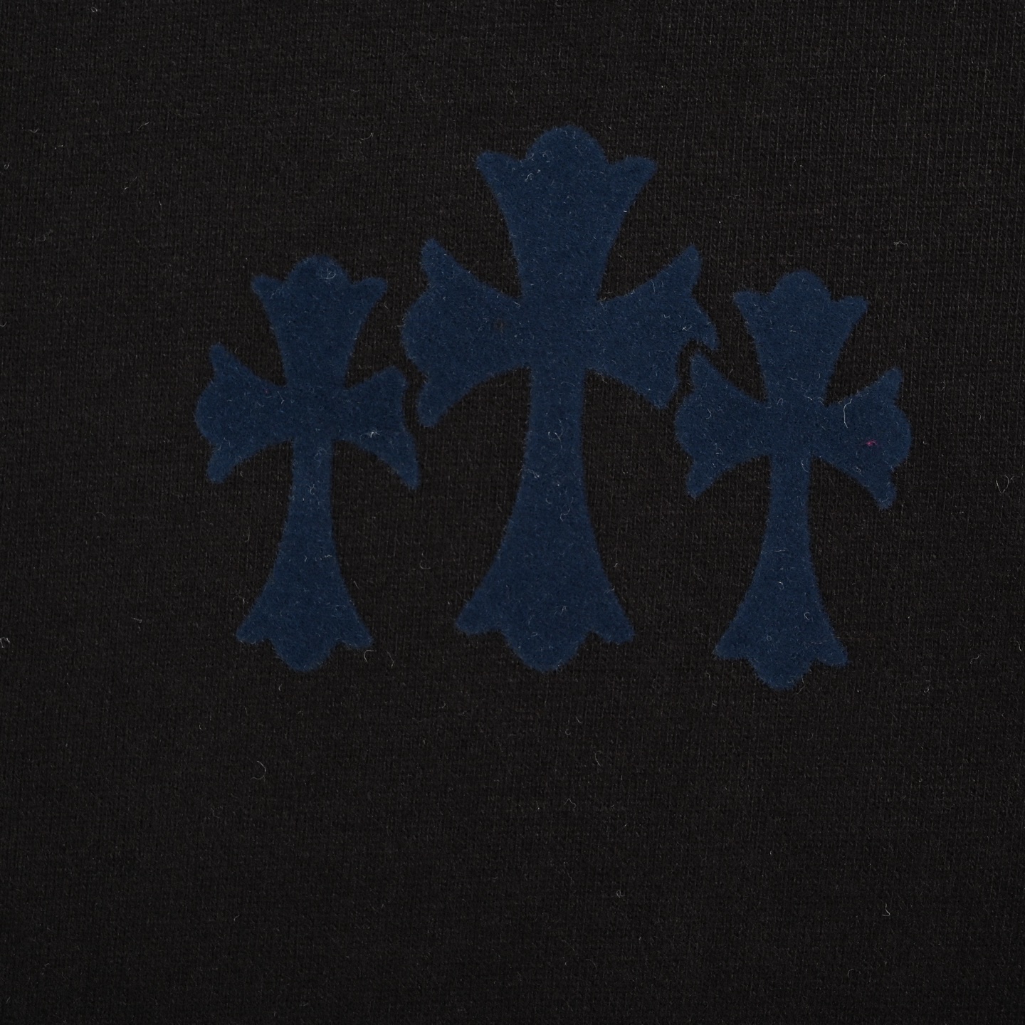 Chrome Hearts/克罗心 25Fw 植绒logo印花长袖T恤-Chinese UA Cheap High Quatity Brand Clothes Bags handbags Sneakers wholesale wholesaler seller from China Factory suppliers Fashion Clothing Shoes best Quality Beautiful Price Chrome Hearts/克罗心 25Fw 植绒logo印花长袖T恤