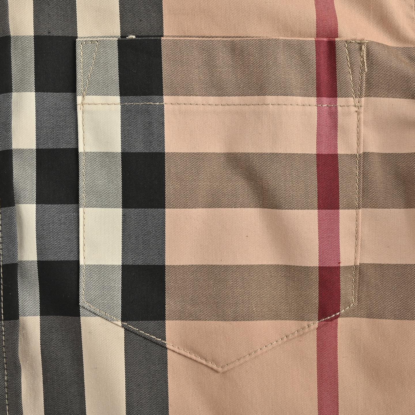 Burberry/巴宝莉 大格纹条纹长袖衬衫-Chinese UA Cheap High Quatity Brand Clothes Bags handbags Sneakers wholesale wholesaler seller from China Factory suppliers Fashion Clothing Shoes best Quality Beautiful Price Burberry/巴宝莉 大格纹条纹长袖衬衫