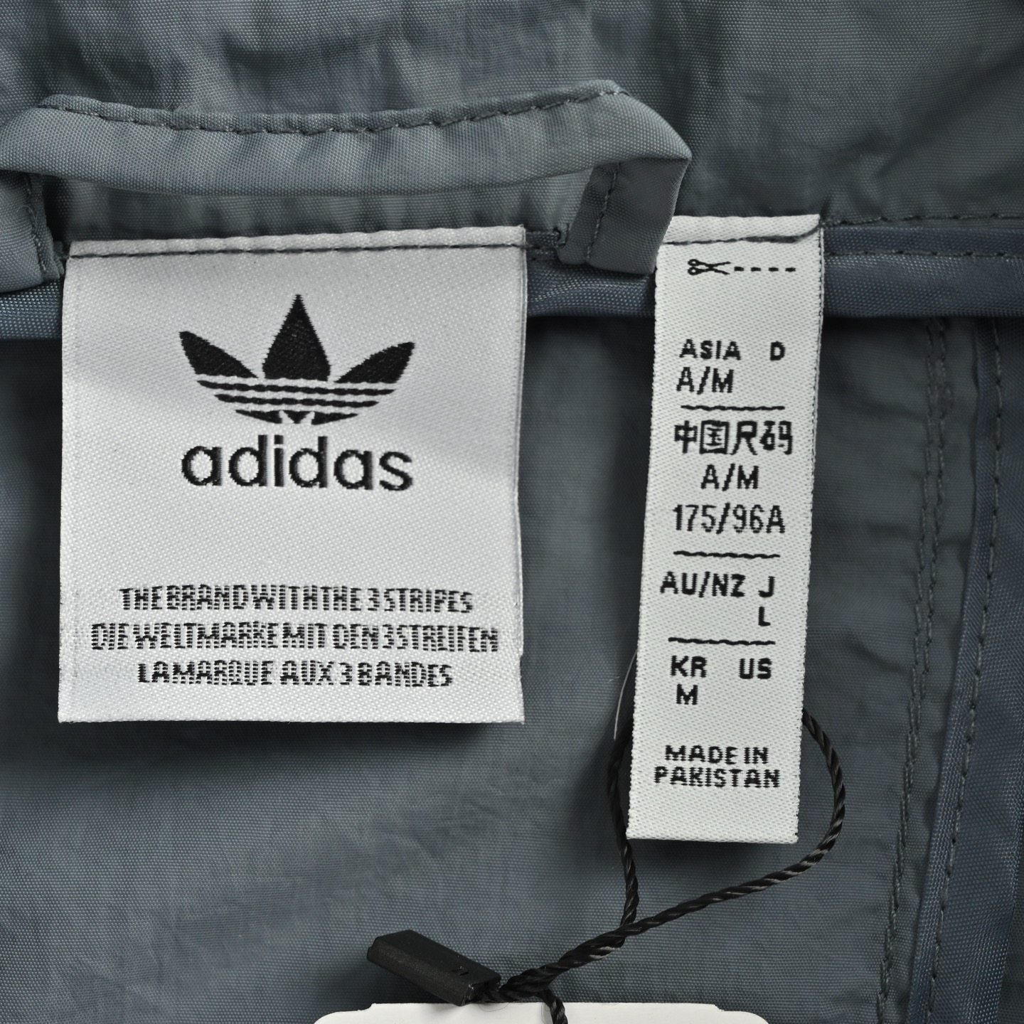 Adidas/阿迪达斯 联名款三叶草刺绣拉链结构夹克外套