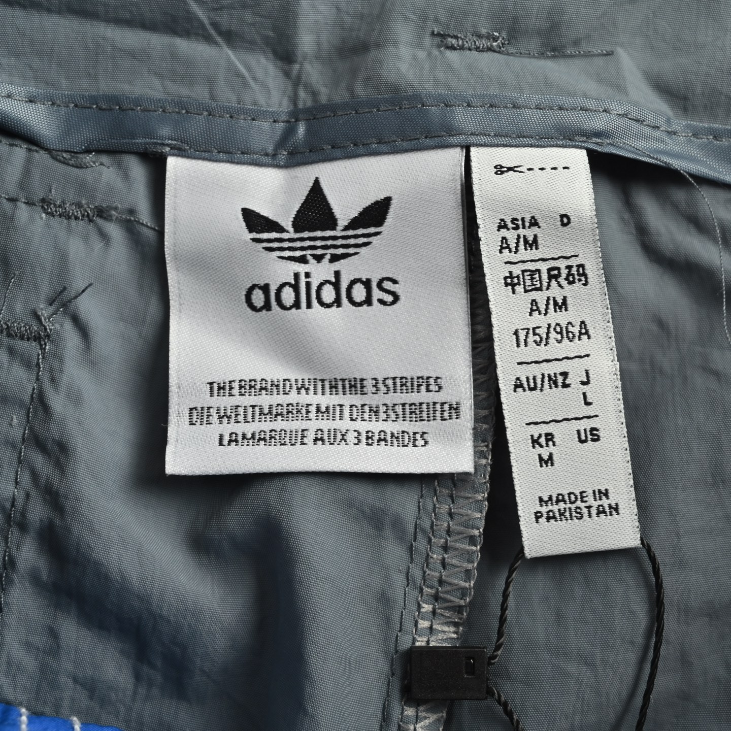 Adidas/阿迪达斯 联名款三叶草刺绣拉链结构长裤