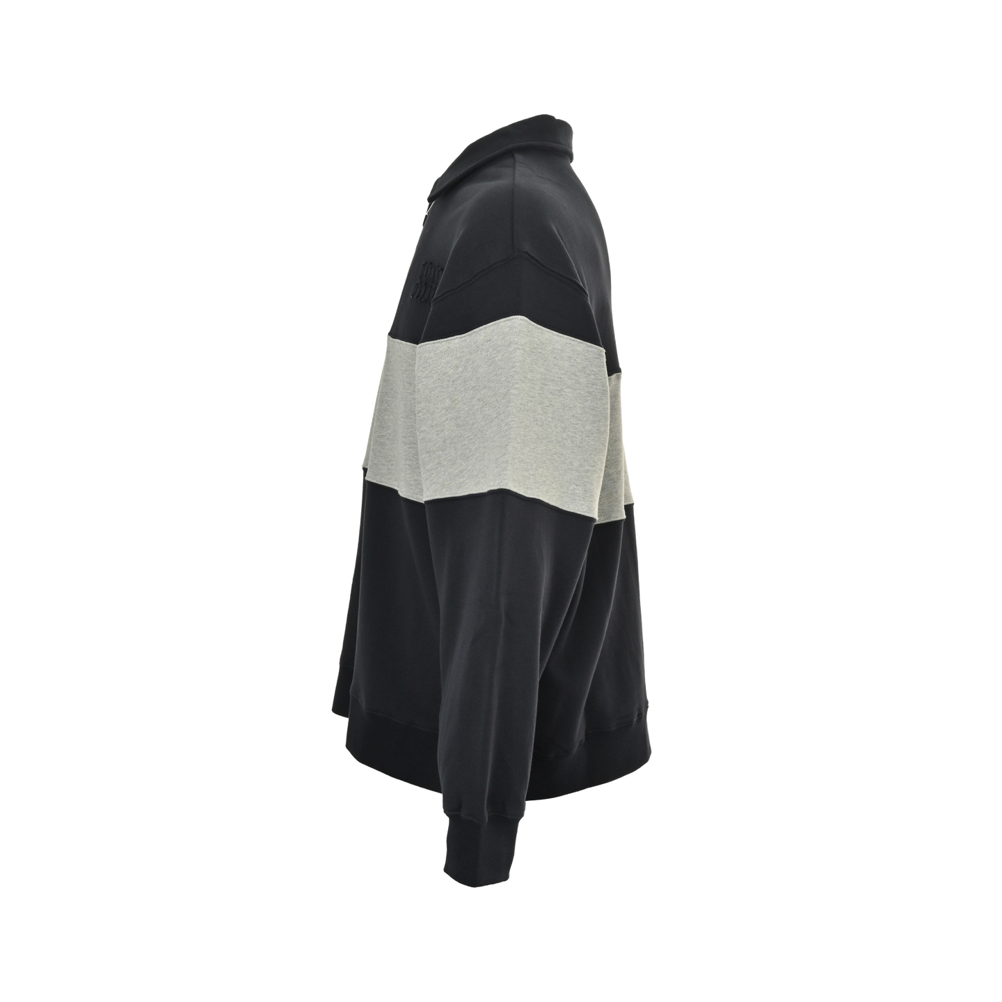 Miu Miu/缪缪 25Fw 贴布字母拼色半拉链翻领卫衣-Chinese UA Cheap High Quatity Brand Clothes Bags handbags Sneakers wholesale wholesaler seller from China Factory suppliers Fashion Clothing Shoes best Quality Beautiful Price Miu Miu/缪缪 25Fw 贴布字母拼色半拉链翻领卫衣