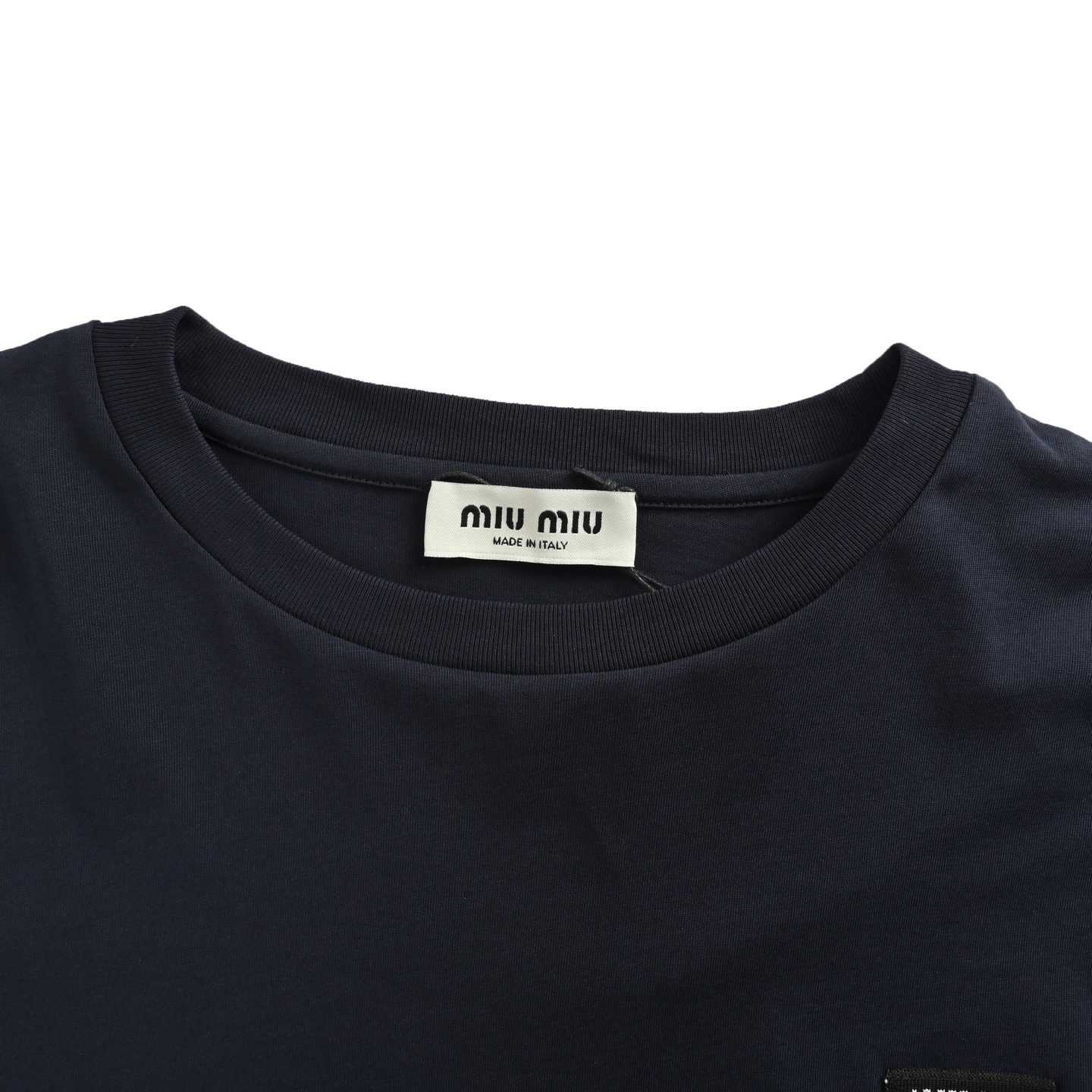 Miu Miu/缪缪 25Fw 假两件条纹长袖T恤-Chinese UA Cheap High Quatity Brand Clothes Bags handbags Sneakers wholesale wholesaler seller from China Factory suppliers Fashion Clothing Shoes best Quality Beautiful Price Miu Miu/缪缪 25Fw 假两件条纹长袖T恤