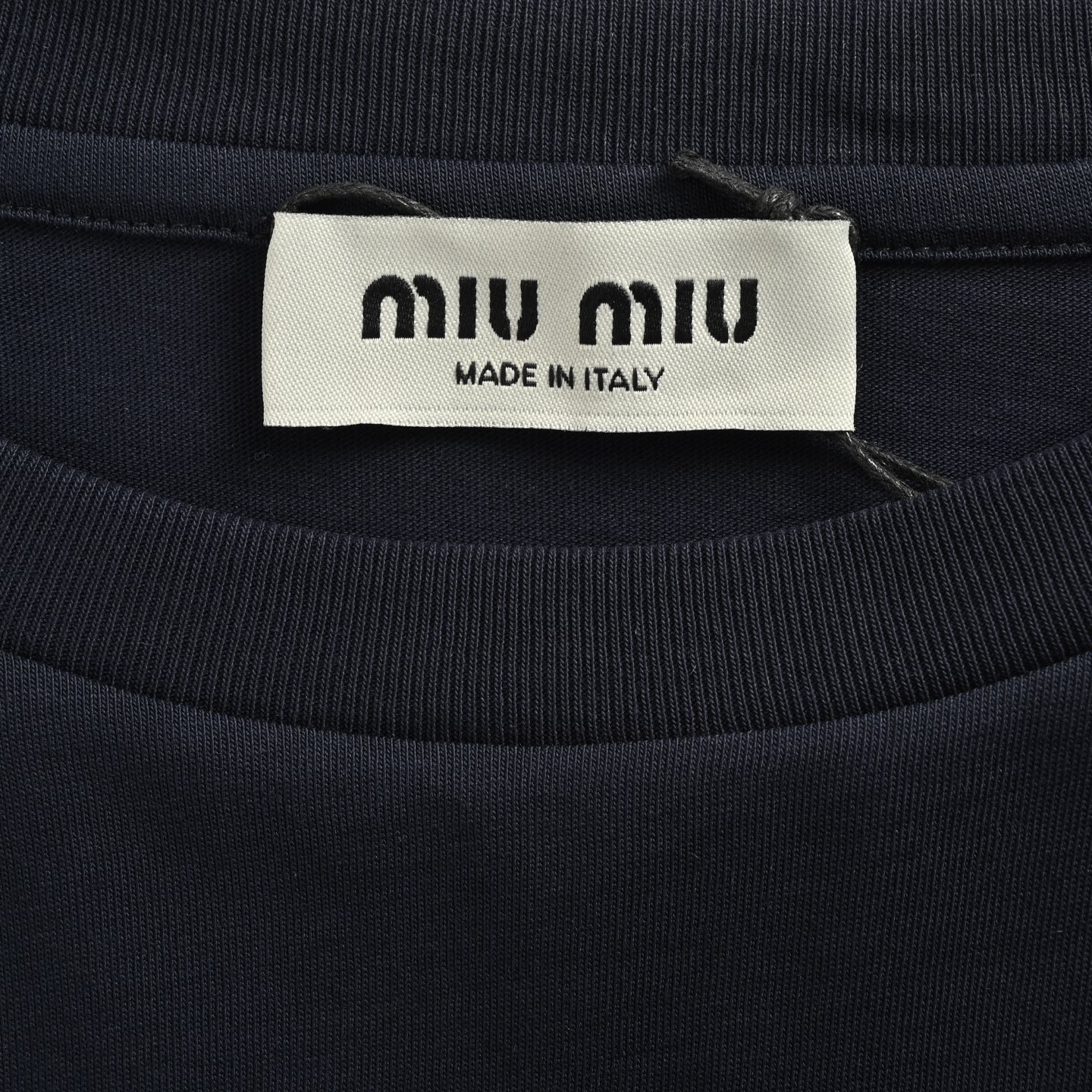 Miu Miu/缪缪 25Fw 假两件条纹长袖T恤-Chinese UA Cheap High Quatity Brand Clothes Bags handbags Sneakers wholesale wholesaler seller from China Factory suppliers Fashion Clothing Shoes best Quality Beautiful Price Miu Miu/缪缪 25Fw 假两件条纹长袖T恤