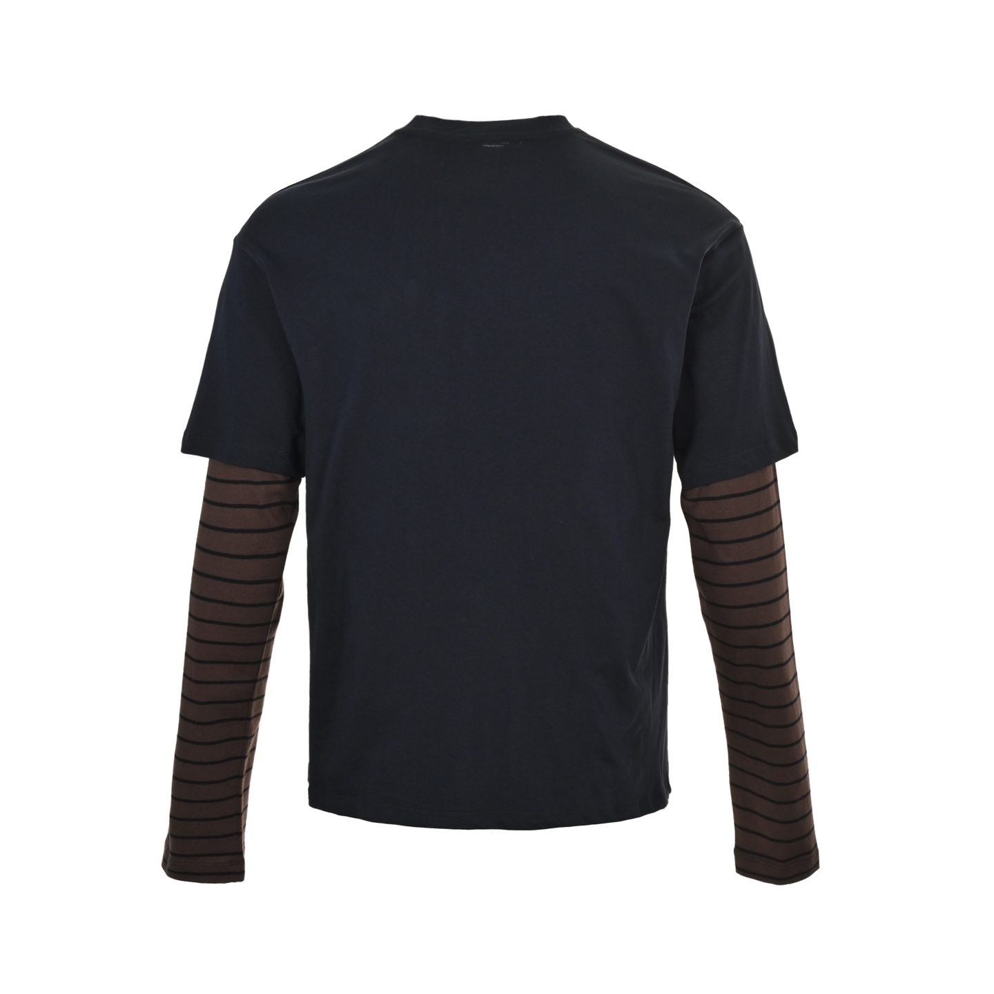 Miu Miu/缪缪 25Fw 假两件条纹长袖T恤-Chinese UA Cheap High Quatity Brand Clothes Bags handbags Sneakers wholesale wholesaler seller from China Factory suppliers Fashion Clothing Shoes best Quality Beautiful Price Miu Miu/缪缪 25Fw 假两件条纹长袖T恤