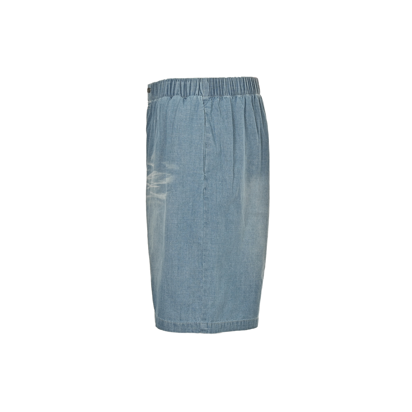 Acne Studios 25ss AC做旧字母LOGO牛仔短裤 洗水蓝 洗水褪色 喷马骝猫须做旧