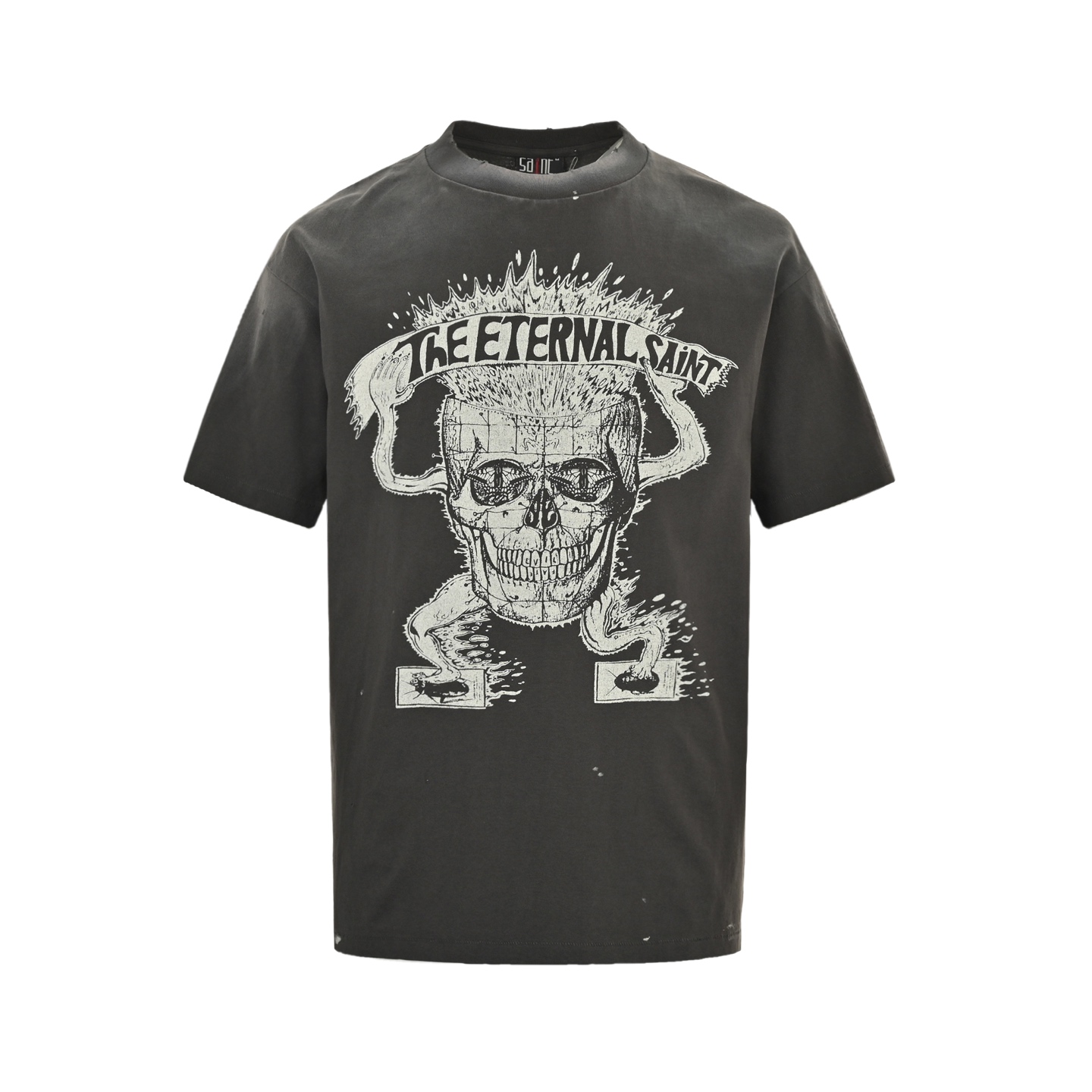 SAINT MICHAEL 25ss 骷髅甲虫印花短袖