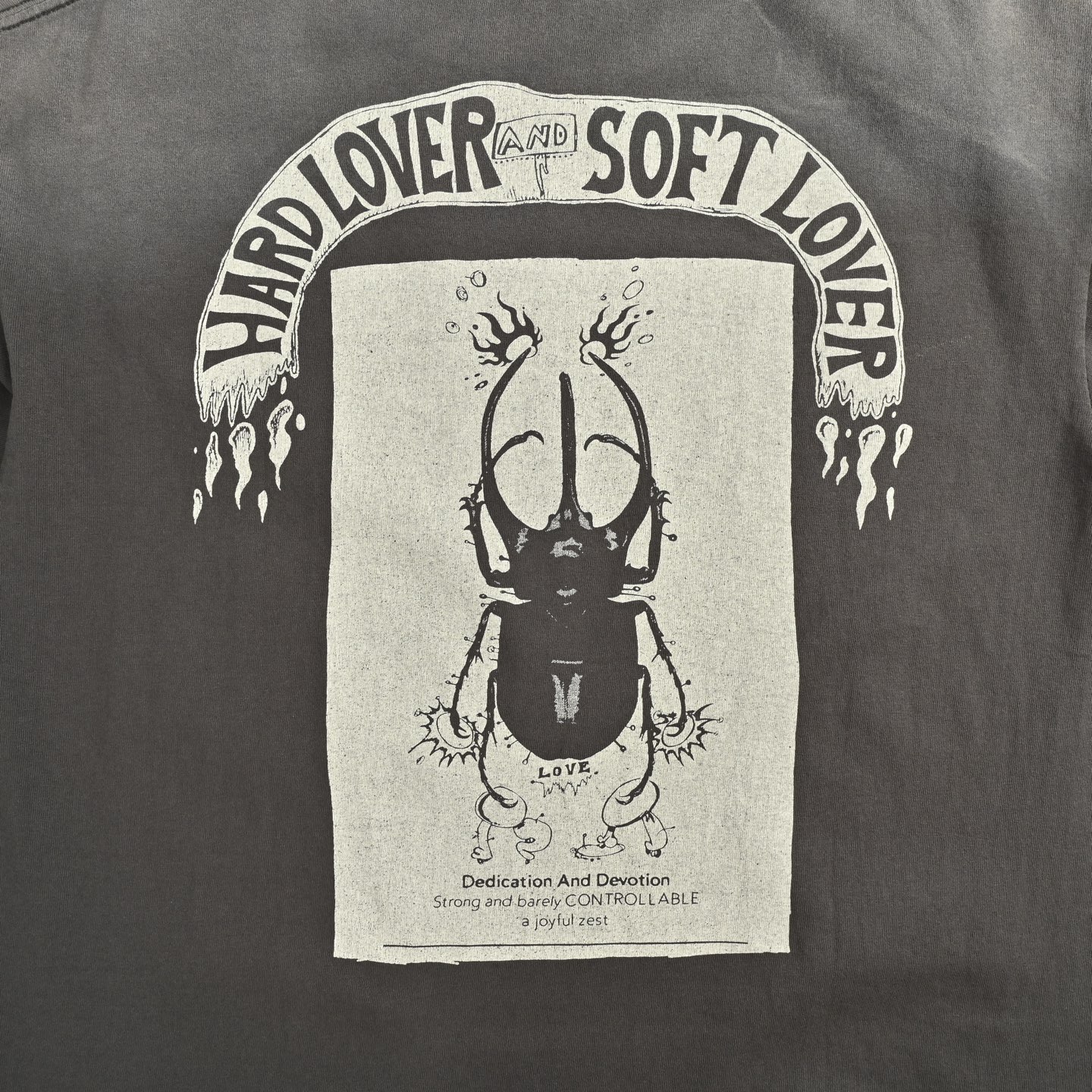 SAINT MICHAEL 25ss 骷髅甲虫印花短袖