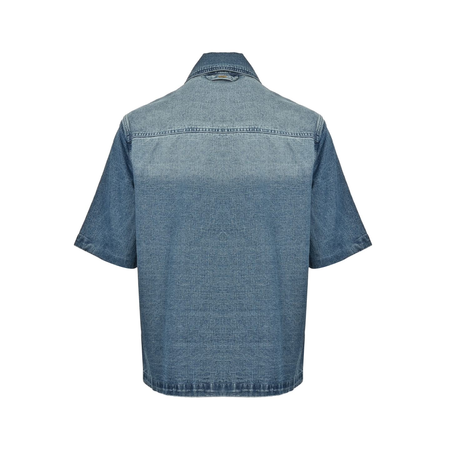 Louis Vuitton/路易威登 老花浮雕牛仔短袖衬衫 驴家23ss新款牛仔夹克