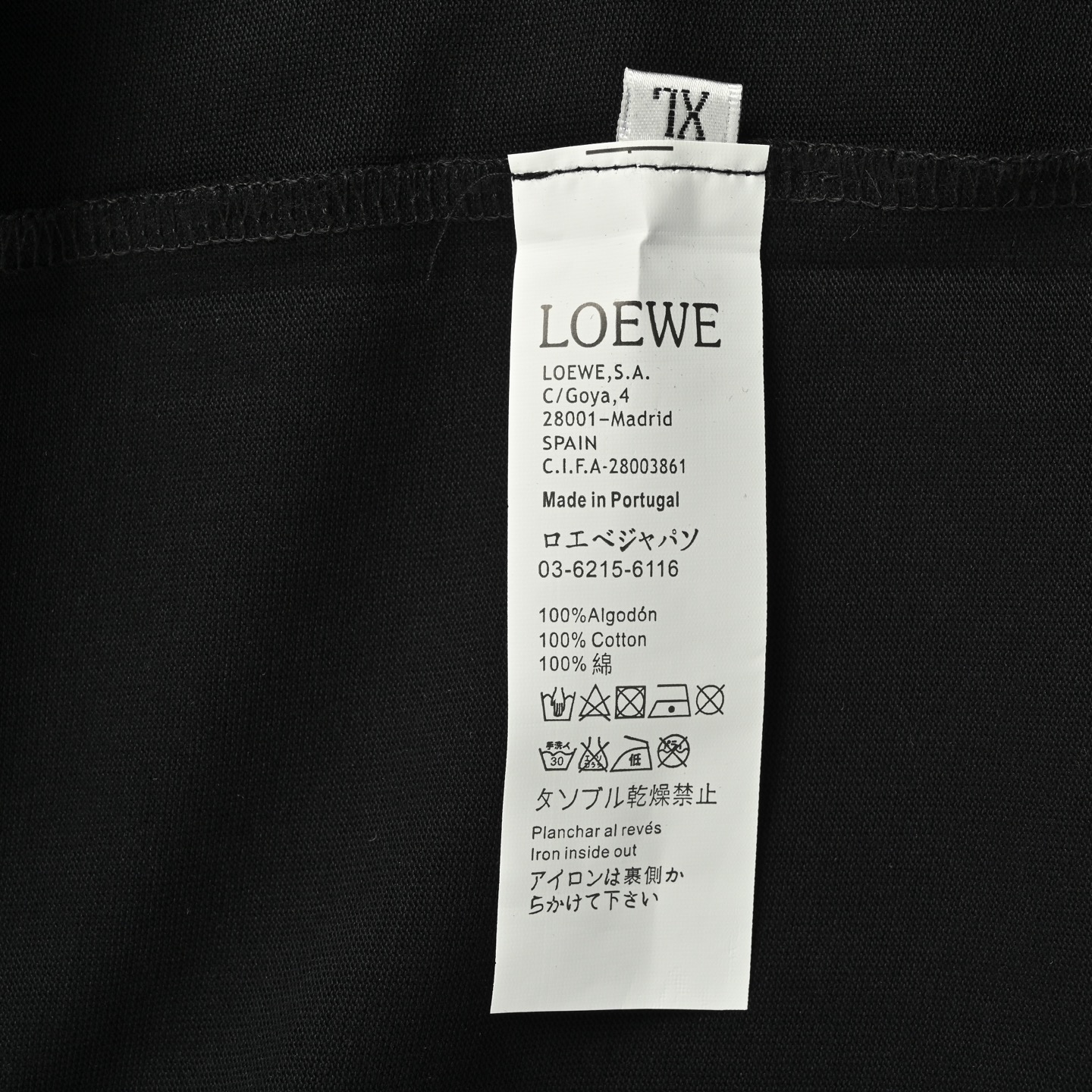 Loewe/罗意威 25ss 签名字母短袖-Chinese UA Cheap High Quatity Brand Clothes Bags handbags Sneakers wholesale wholesaler seller from China Factory suppliers Fashion Clothing Shoes best Quality Beautiful Price Loewe/罗意威 25ss 签名字母短袖