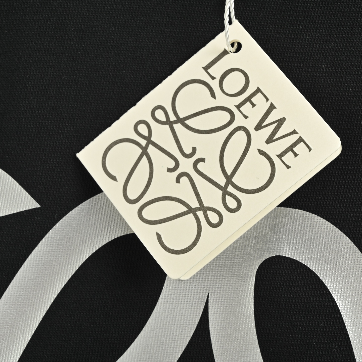 Loewe/罗意威 25ss 烫银四叶草短袖