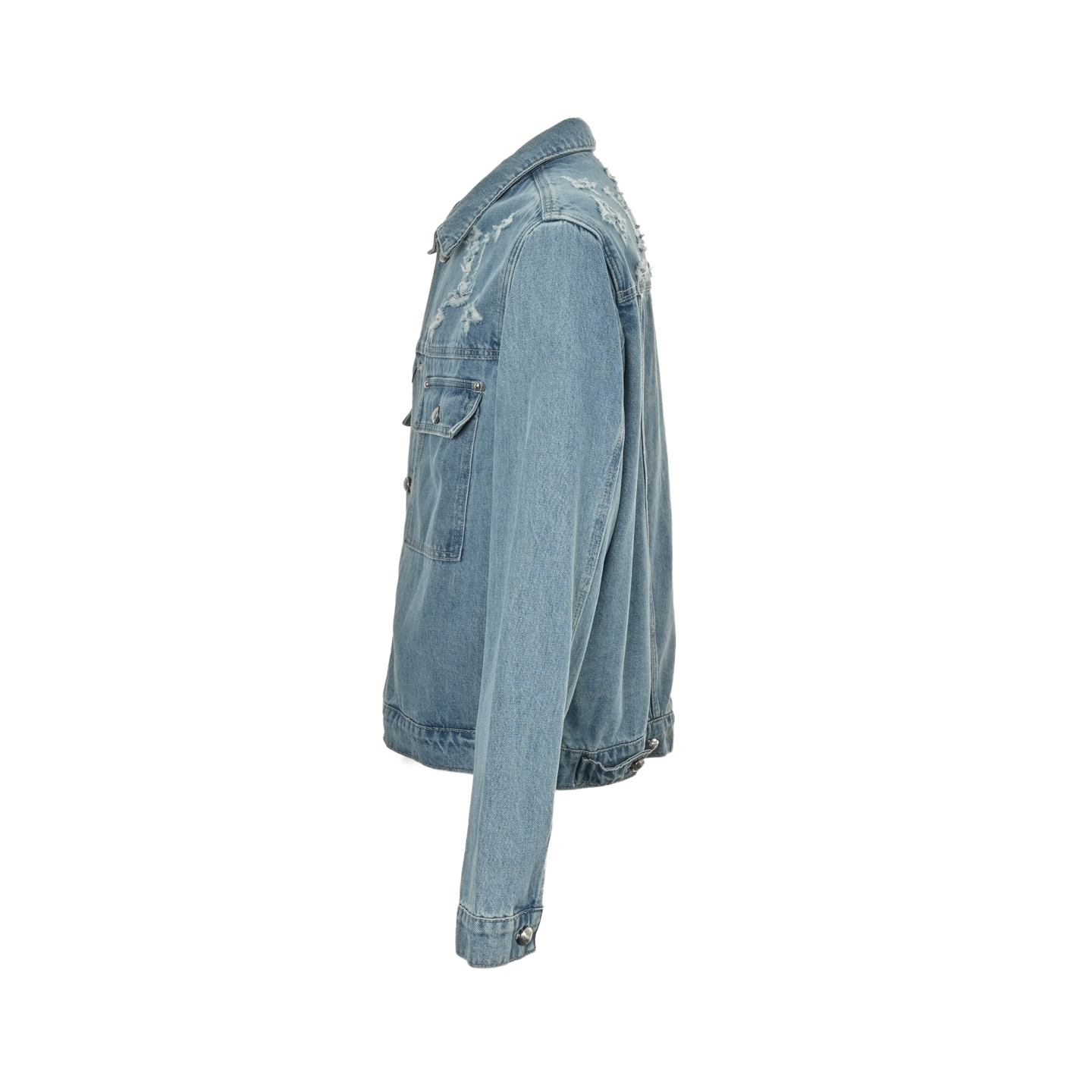 Louis Vuitton/路易威登 老花水洗破洞牛仔夹克外套-Chinese UA Cheap High Quatity Brand Clothes Bags handbags Sneakers wholesale wholesaler seller from China Factory suppliers Fashion Clothing Shoes best Quality Beautiful Price Louis Vuitton/路易威登 老花水洗破洞牛仔夹克外套