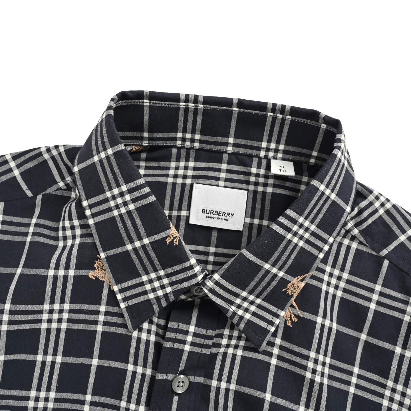 Burberry/巴宝莉 满印战马格纹衬衫