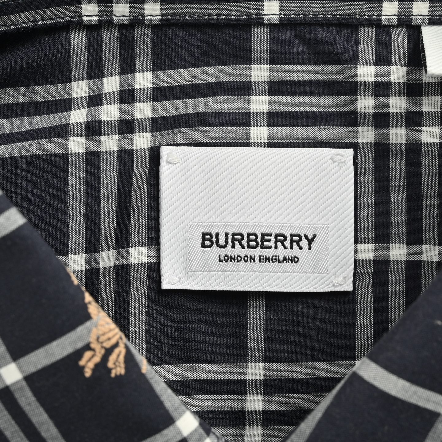 Burberry/巴宝莉 满印战马格纹衬衫
