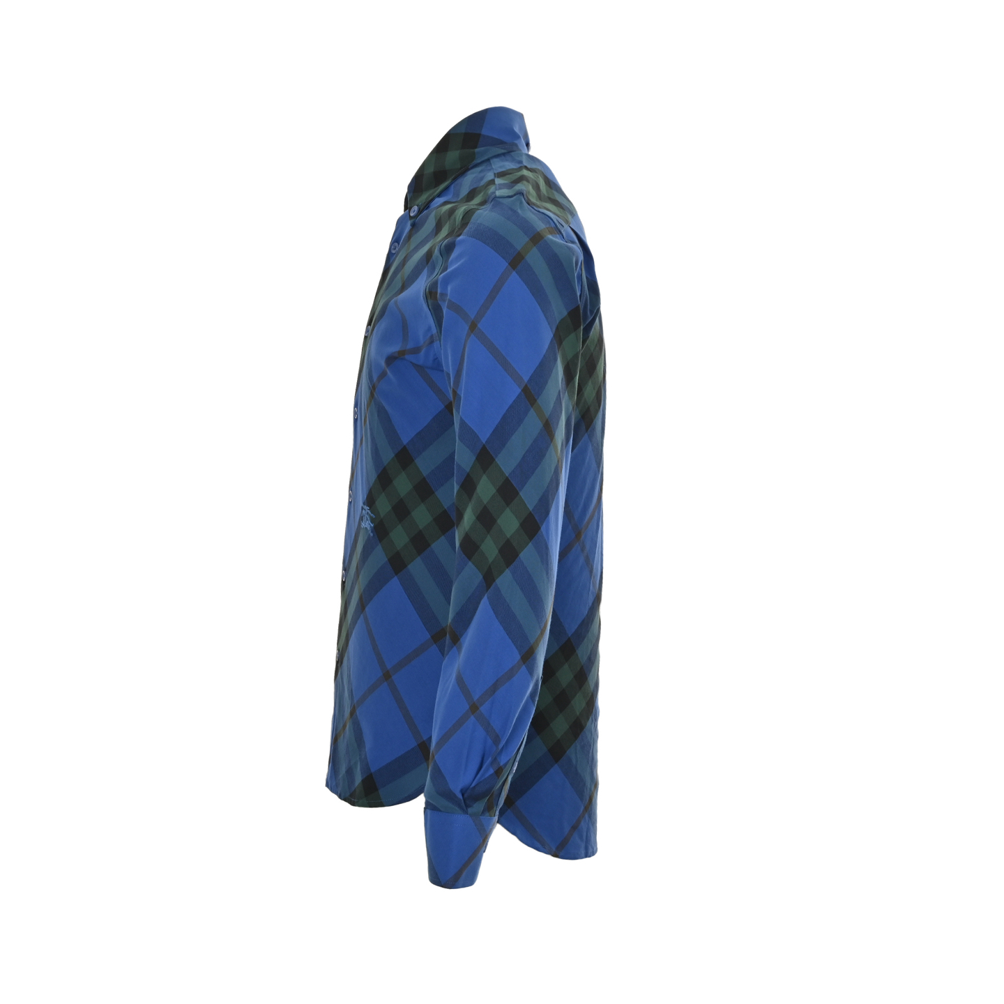 Burberry/巴宝莉 大格纹战马刺绣棉质长袖衬衫