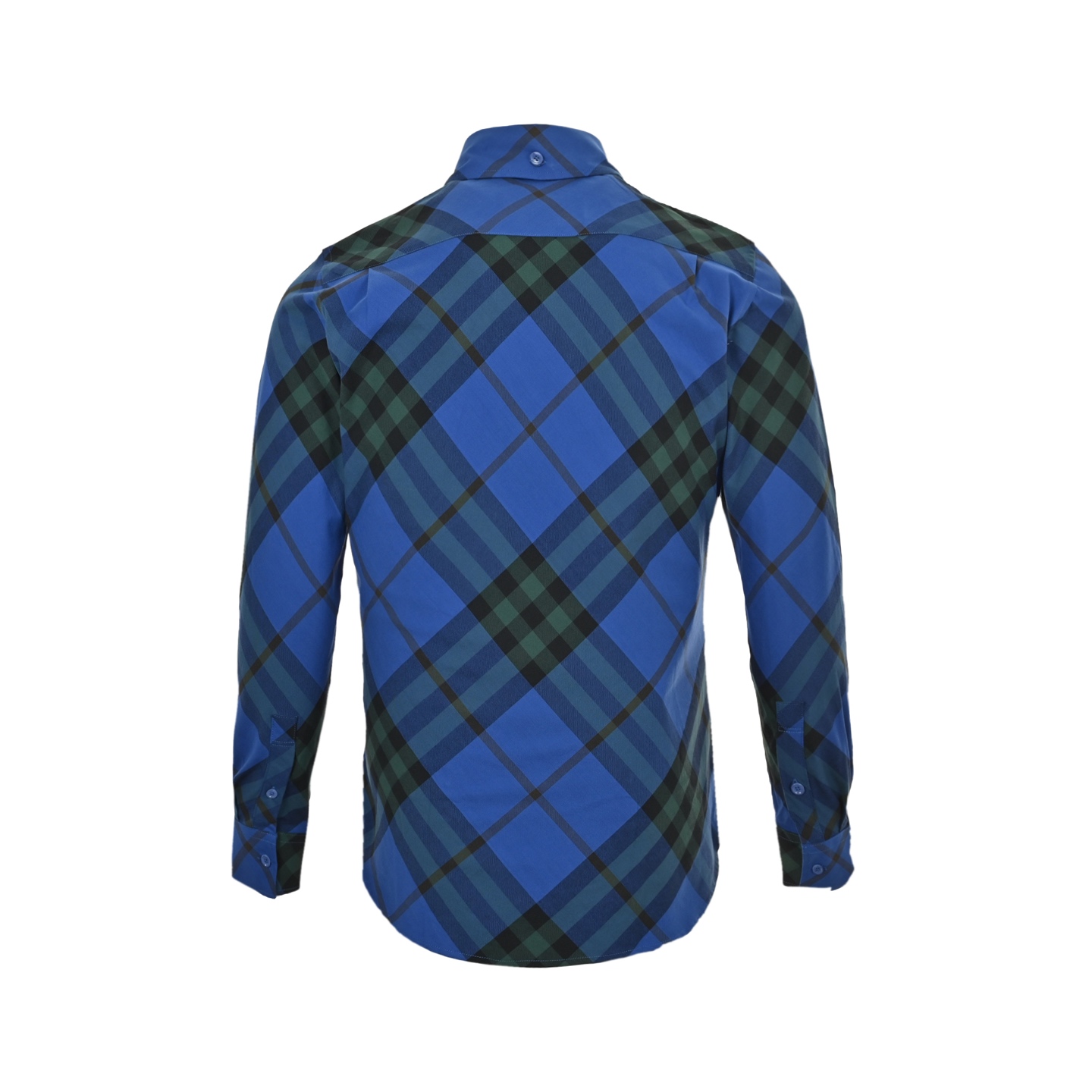 Burberry/巴宝莉 大格纹战马刺绣棉质长袖衬衫