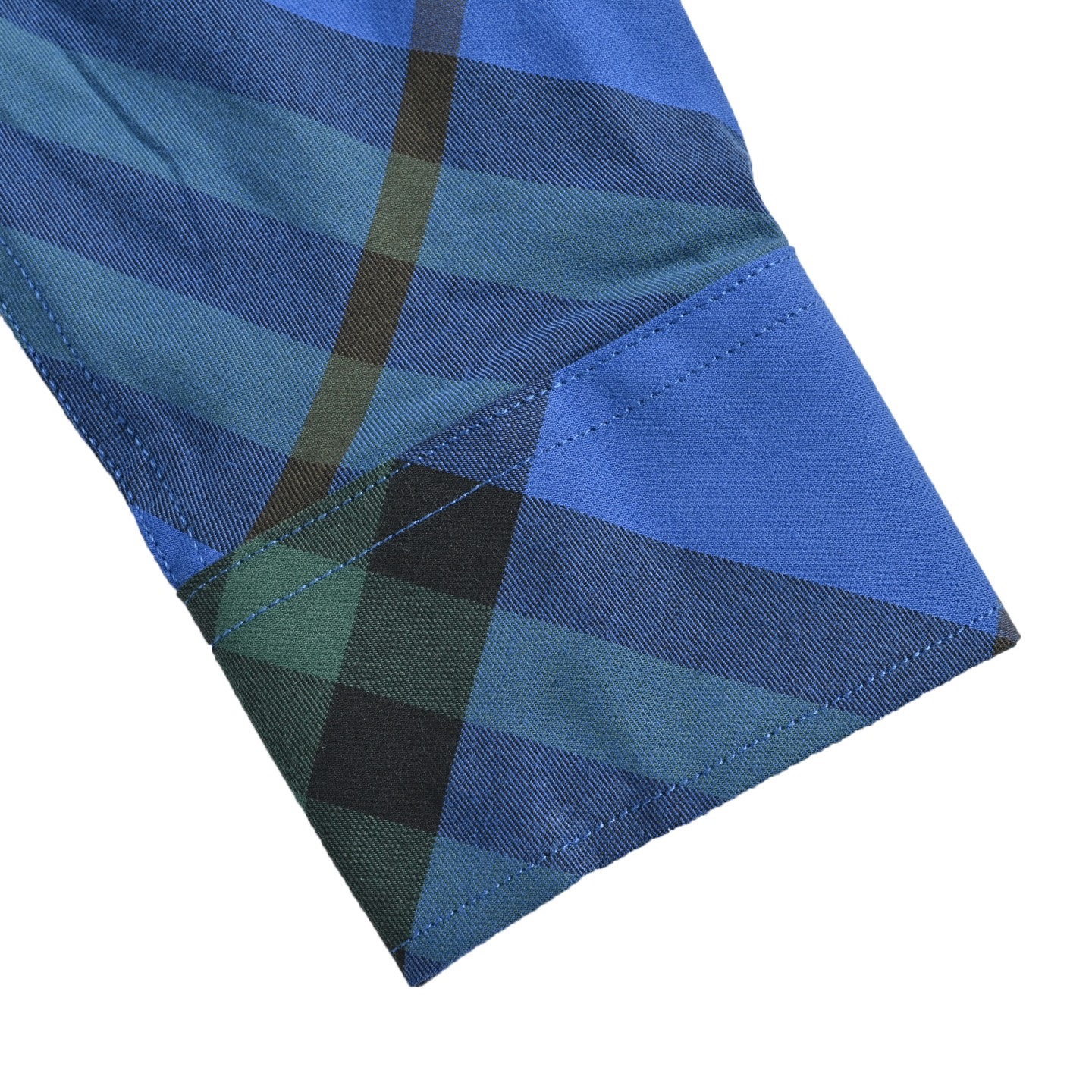 Burberry/巴宝莉 大格纹战马刺绣棉质长袖衬衫