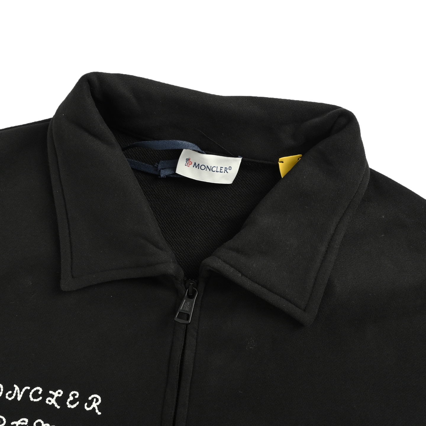 ONCLER & FRGMT 字母logo标识半拉链polo领卫衣-High Quatity Cheap Brand wholesale wholesaler seller Clothes Bags handbags Sneakers Top Fashion Clothing Shoes from China Factory Chinese suppliers best Quality Beautiful Price ONCLER & FRGMT 字母logo标识半拉链polo领卫衣