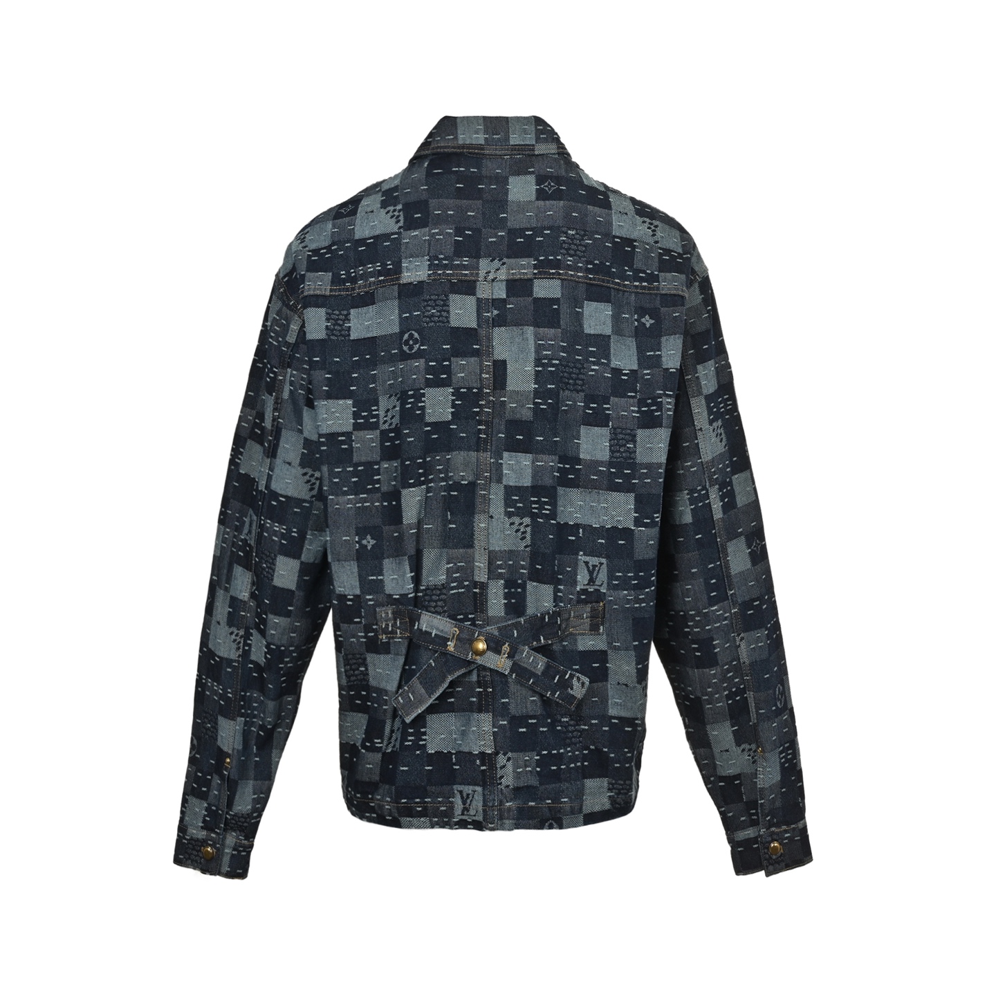 Louis Vuitton &NigoLV联名款补丁马赛克格子套装牛仔外套-Chinese UA Cheap High Quatity Brand Clothes Bags handbags Sneakers wholesale wholesaler seller from China Factory suppliers Fashion Clothing Shoes best Quality Beautiful Price Louis Vuitton &NigoLV联名款补丁马赛克格子套装牛仔外套