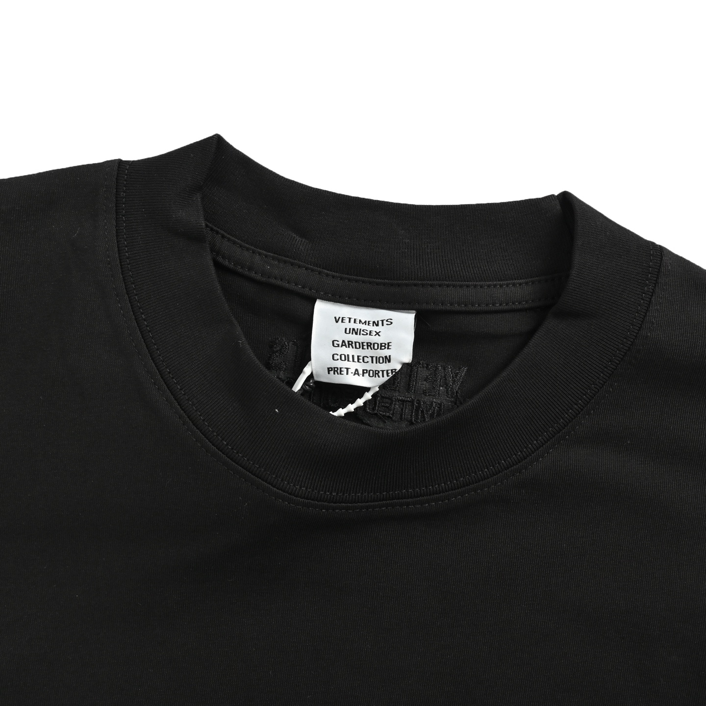 vetements/维特萌 徽标小logo标语印花短袖-Chinese UA Cheap High Quatity Brand Clothes Bags handbags Sneakers wholesale wholesaler seller from China Factory suppliers Fashion Clothing Shoes best Quality Beautiful Price vetements/维特萌 徽标小logo标语印花短袖