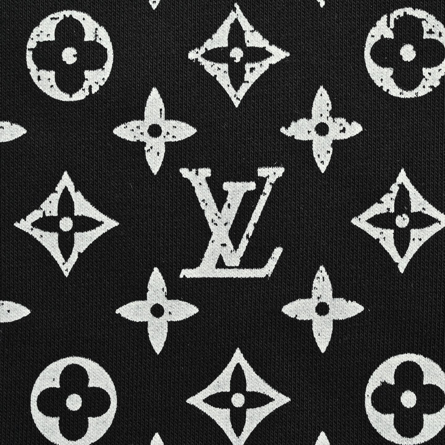 Louis Vuitton/路易威登 25Fw 老花渐变印花圆领卫衣