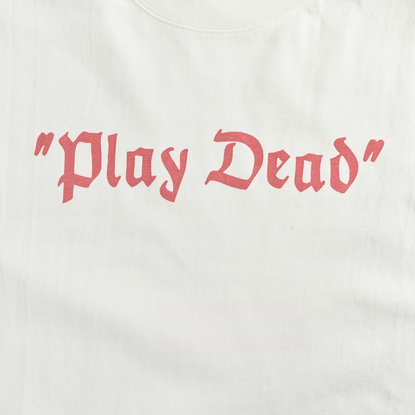 Supreme FW22 Week 14 “Play Dead”Tee 字母印花短-Chinese UA Cheap High Quatity Brand Clothes Bags handbags Sneakers wholesale wholesaler seller from China Factory suppliers Fashion Clothing Shoes best Quality Beautiful Price Supreme FW22 Week 14 “Play Dead”Tee 字母印花短