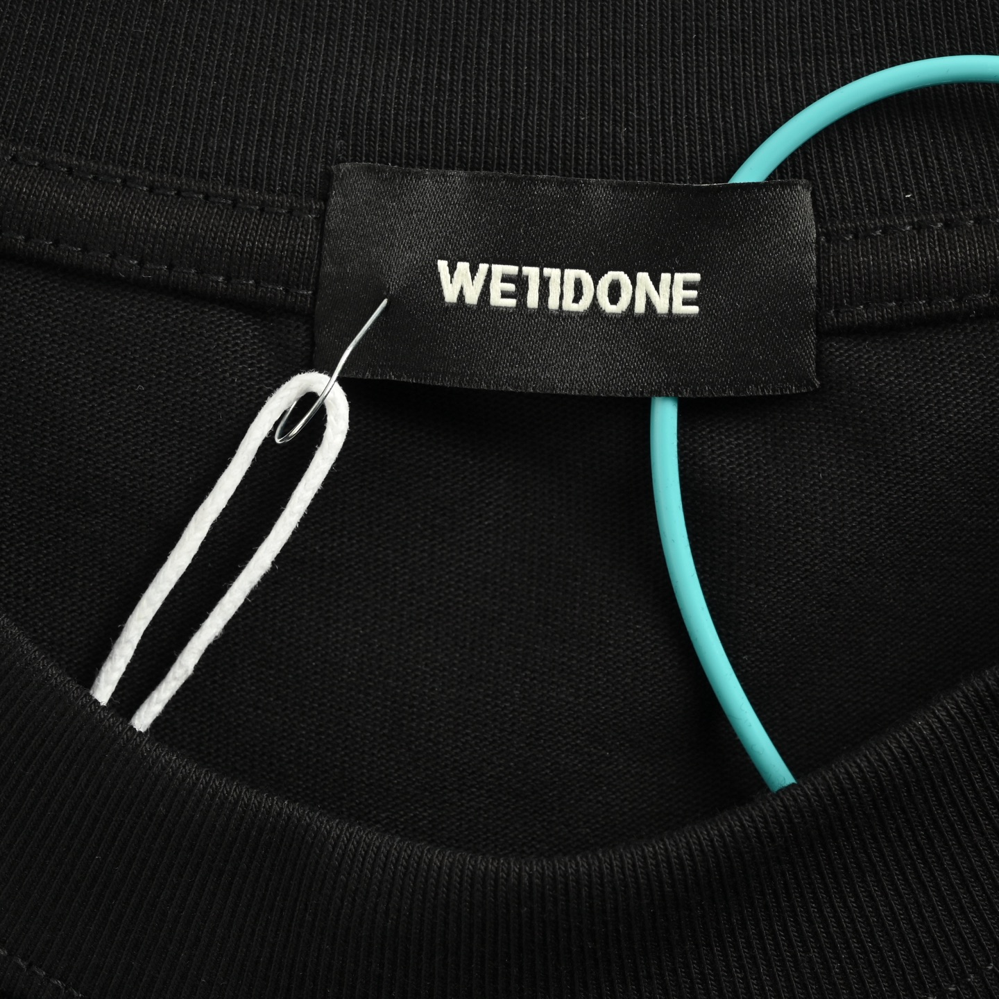 We11 Done 25ss 珍珠象牙烫钻字母短袖-Chinese UA Cheap High Quatity Brand Clothes Bags handbags Sneakers wholesale wholesaler seller from China Factory suppliers Fashion Clothing Shoes best Quality Beautiful Price We11 Done 25ss 珍珠象牙烫钻字母短袖