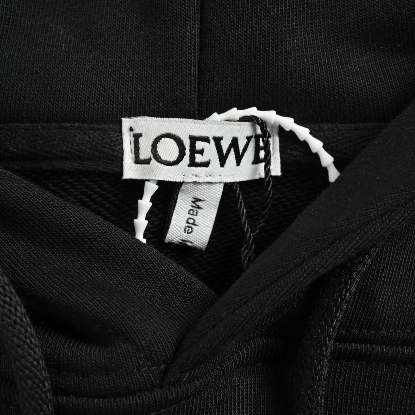 Loewe/罗意威 胸口压花徽标皮口袋连帽卫衣