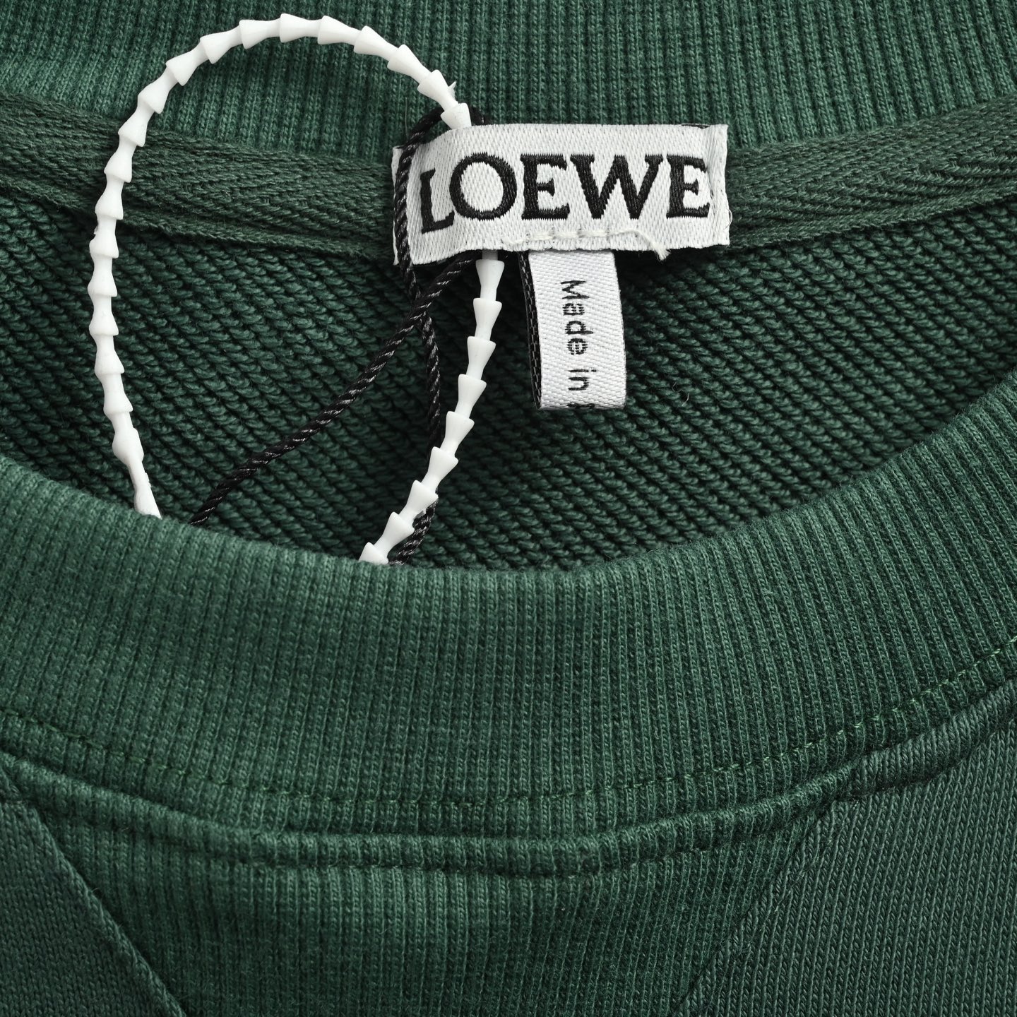 Loewe/罗意威 25Fw 刺绣徽标logo圆领卫衣灰色/绿色-Chinese UA Cheap High Quatity Brand Clothes Bags handbags Sneakers wholesale wholesaler seller from China Factory suppliers Fashion Clothing Shoes best Quality Beautiful Price Loewe/罗意威 25Fw 刺绣徽标logo圆领卫衣灰色/绿色