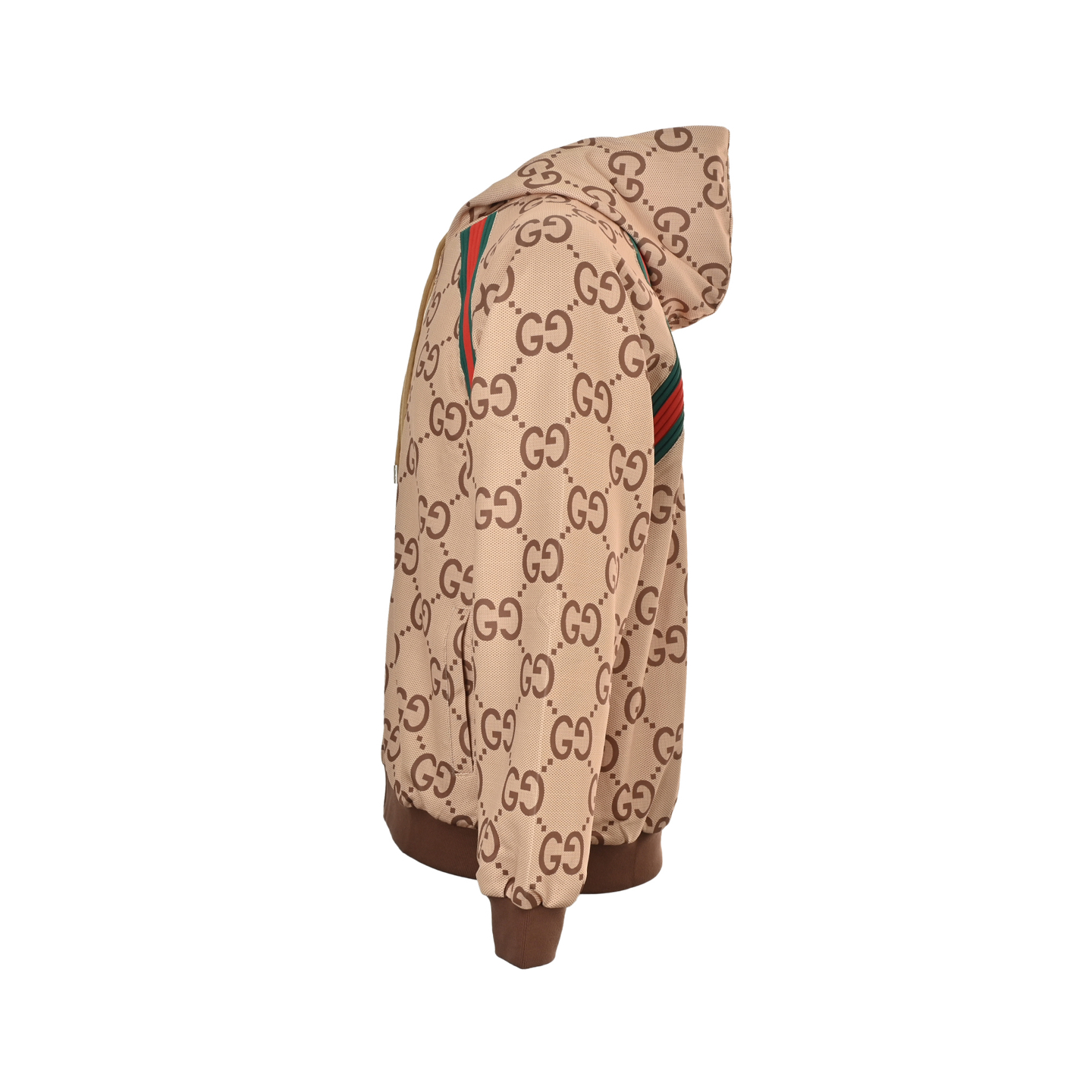 Gucci/古驰 25Fw 满印GG红绿织带套装外套