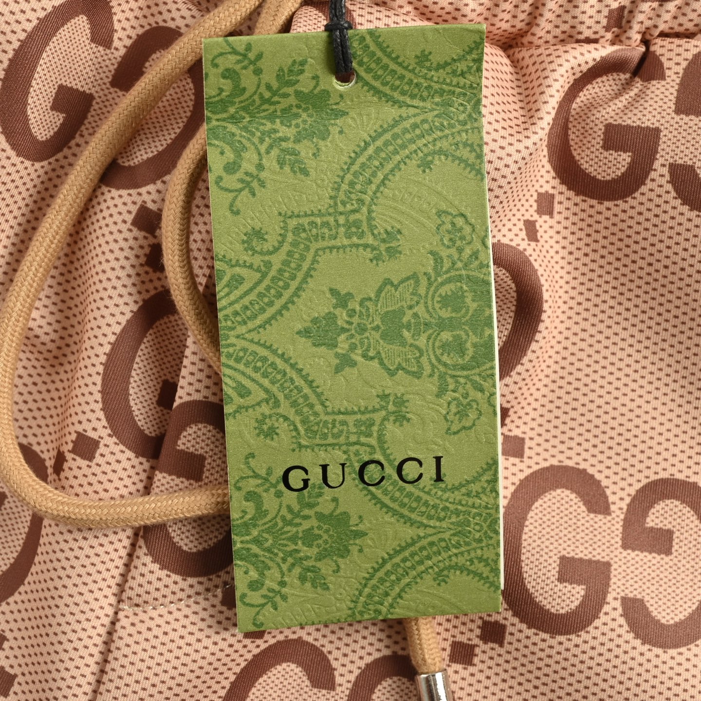 Gucci/古驰 25Fw 满印GG红绿织带套装长裤