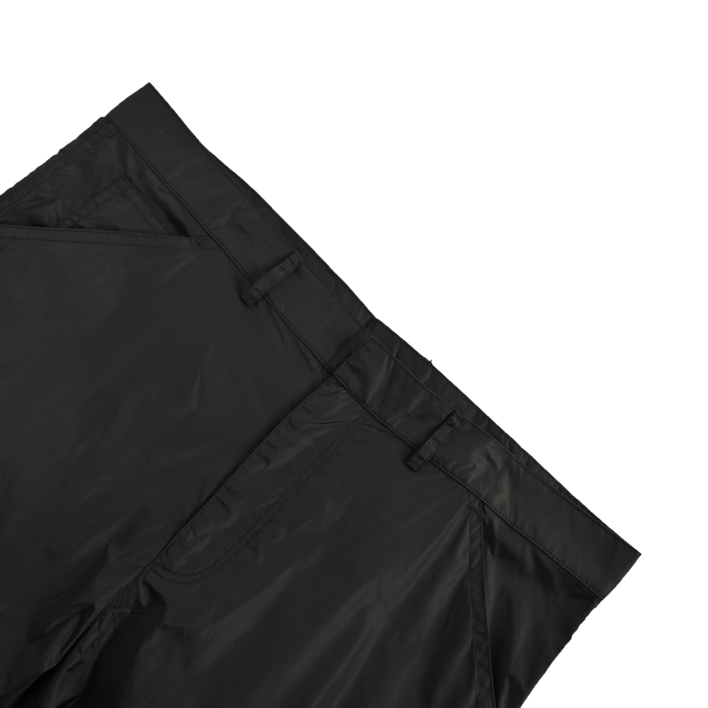 Prada/普拉达 25Fw 后翻盖口袋再生尼龙长裤-Chinese UA Cheap High Quatity Brand Clothes Bags handbags Sneakers wholesale wholesaler seller from China Factory suppliers Fashion Clothing Shoes best Quality Beautiful Price Prada/普拉达 25Fw 后翻盖口袋再生尼龙长裤