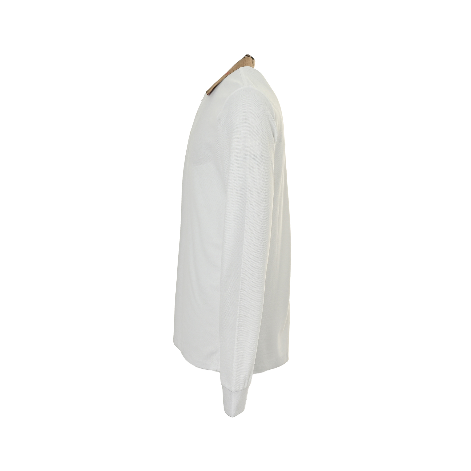 Burberry/巴宝莉 格纹翻领长袖Polo T恤黑色 藏青白色-Chinese UA Cheap High Quatity Brand Clothes Bags handbags Sneakers wholesale wholesaler seller from China Factory suppliers Fashion Clothing Shoes best Quality Beautiful Price Burberry/巴宝莉 格纹翻领长袖Polo T恤黑色 藏青白色