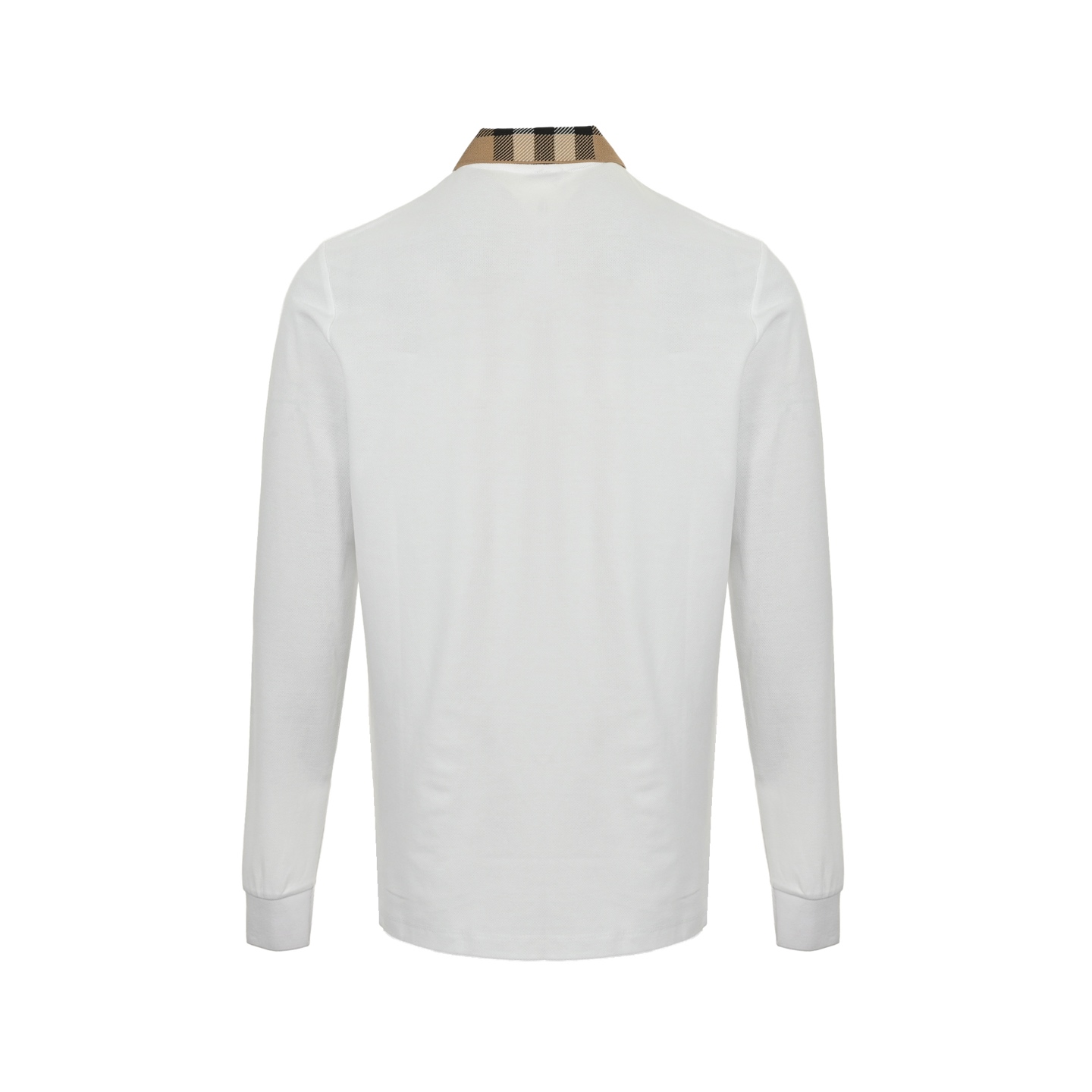 Burberry/巴宝莉 格纹翻领长袖Polo T恤黑色 藏青白色-Chinese UA Cheap High Quatity Brand Clothes Bags handbags Sneakers wholesale wholesaler seller from China Factory suppliers Fashion Clothing Shoes best Quality Beautiful Price Burberry/巴宝莉 格纹翻领长袖Polo T恤黑色 藏青白色