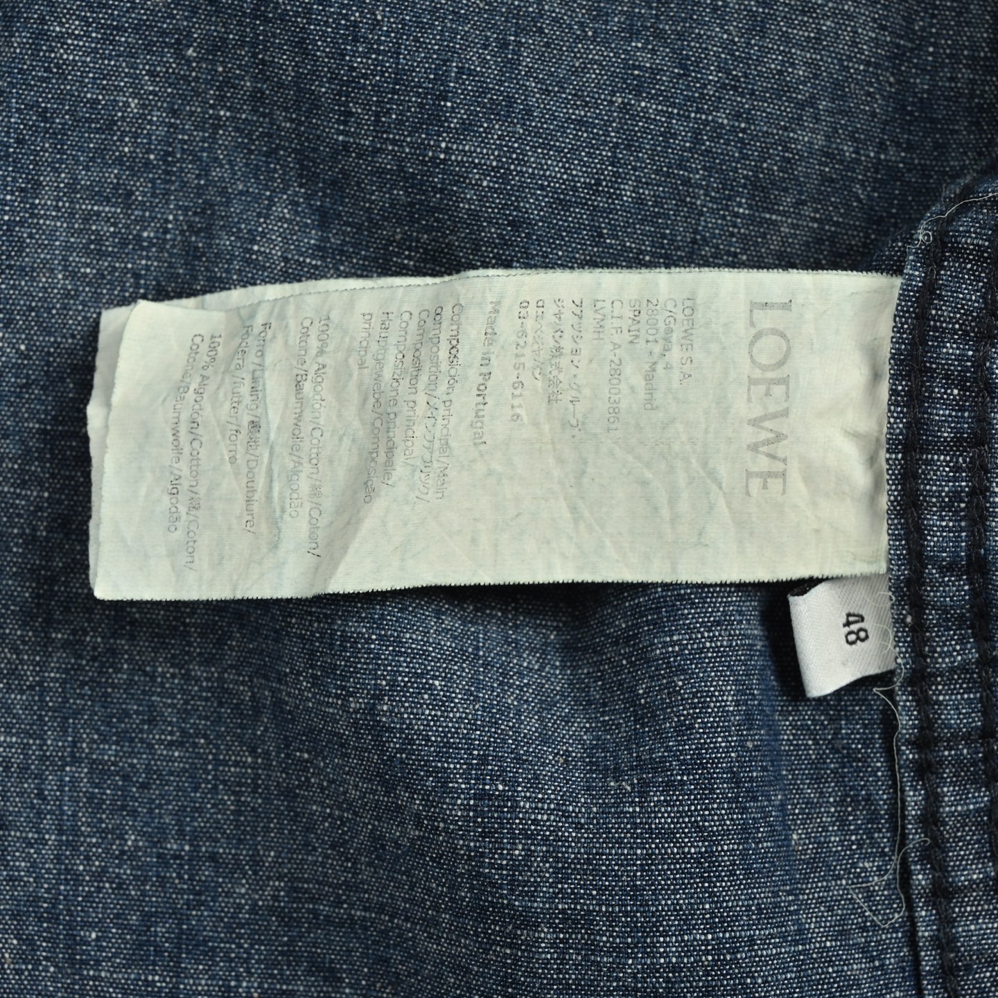 Loewe/罗意威 Anagram 渐变刺绣口袋长袖衬衫-Chinese UA Cheap High Quatity Brand Clothes Bags handbags Sneakers wholesale wholesaler seller from China Factory suppliers Fashion Clothing Shoes best Quality Beautiful Price Loewe/罗意威 Anagram 渐变刺绣口袋长袖衬衫