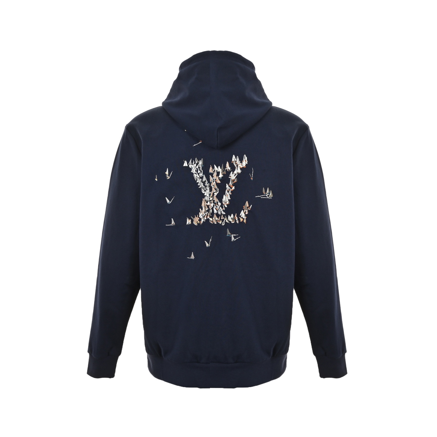 Louis Vuitton/路易威登 帆船刺绣连帽卫衣-Chinese UA Cheap High Quatity Brand Clothes Bags handbags Sneakers wholesale wholesaler seller from China Factory suppliers Fashion Clothing Shoes best Quality Beautiful Price Louis Vuitton/路易威登 帆船刺绣连帽卫衣