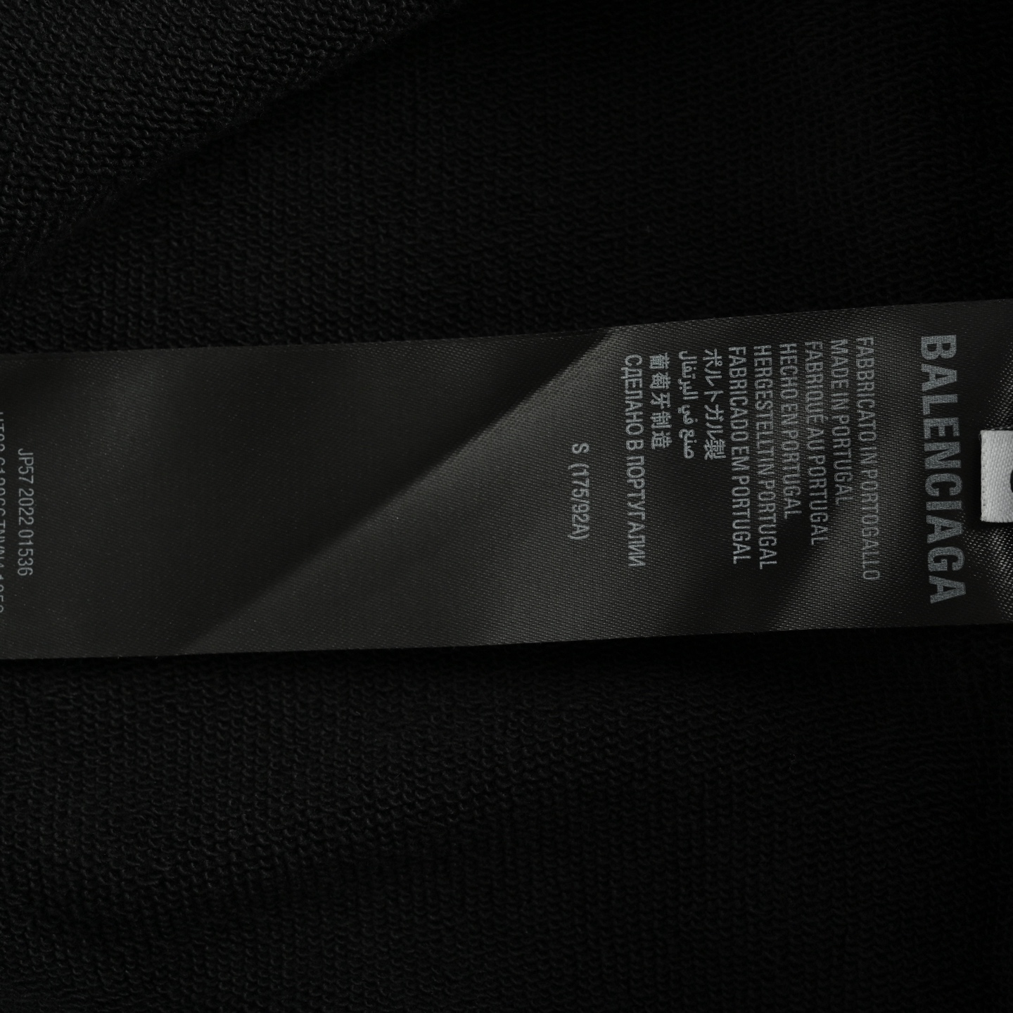 Balenciaga/巴黎世家 25Fw 模糊可乐印花连帽卫衣 黑色