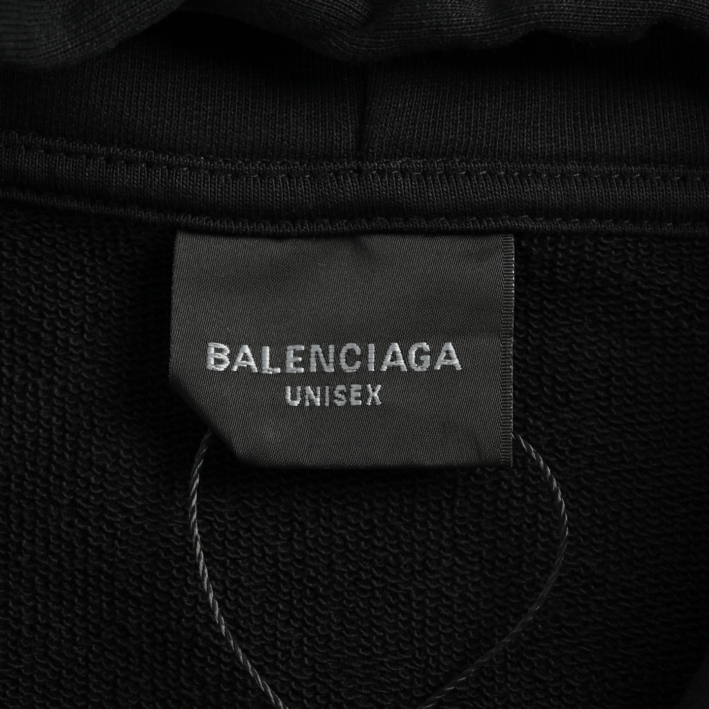 Balenciaga/巴黎世家 25Fw 模糊可乐印花连帽卫衣 黑色