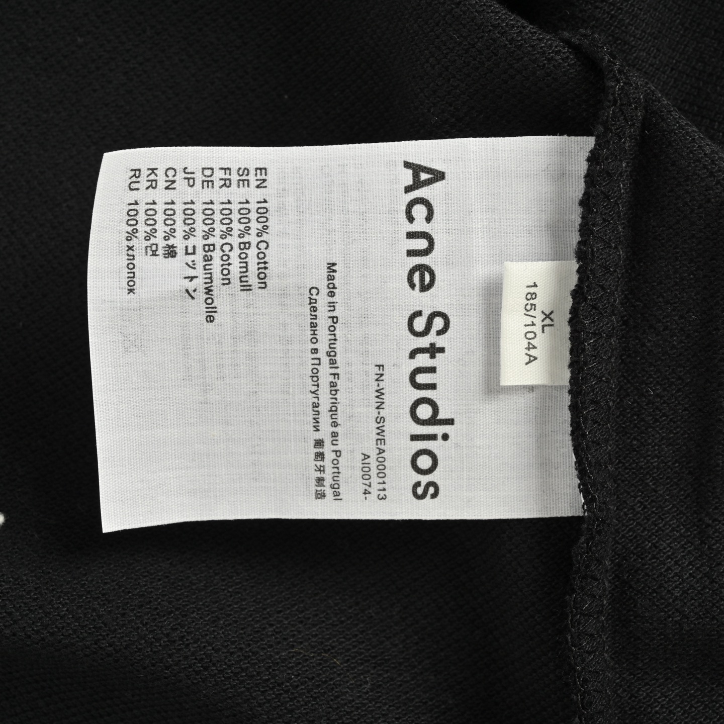 Acne Studios 25Fw 刺绣字母长袖T恤-Chinese UA Cheap High Quatity Brand Clothes Bags handbags Sneakers wholesale wholesaler seller from China Factory suppliers Fashion Clothing Shoes best Quality Beautiful Price Acne Studios 25Fw 刺绣字母长袖T恤