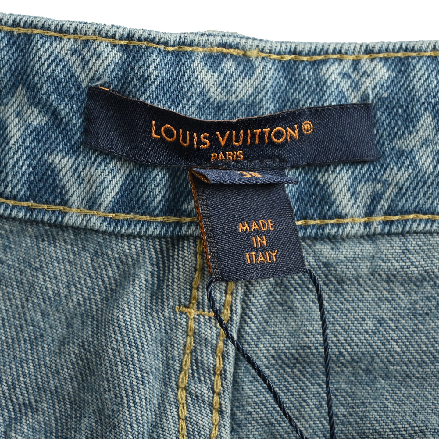 Louis Vuitton/路易威登 25Fw 老花满印微喇牛仔裤