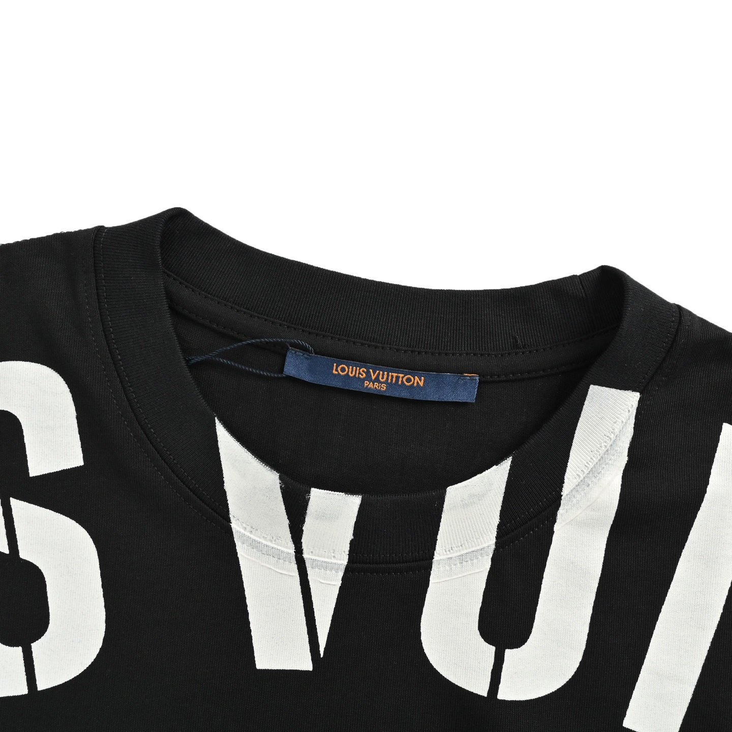 Louis Vuitton/路易威登 25ss 字母logo印花短袖 黑色 白色-Chinese UA Cheap High Quatity Brand Clothes Bags handbags Sneakers wholesale wholesaler seller from China Factory suppliers Fashion Clothing Shoes best Quality Beautiful Price Louis Vuitton/路易威登 25ss 字母logo印花短袖 黑色 白色